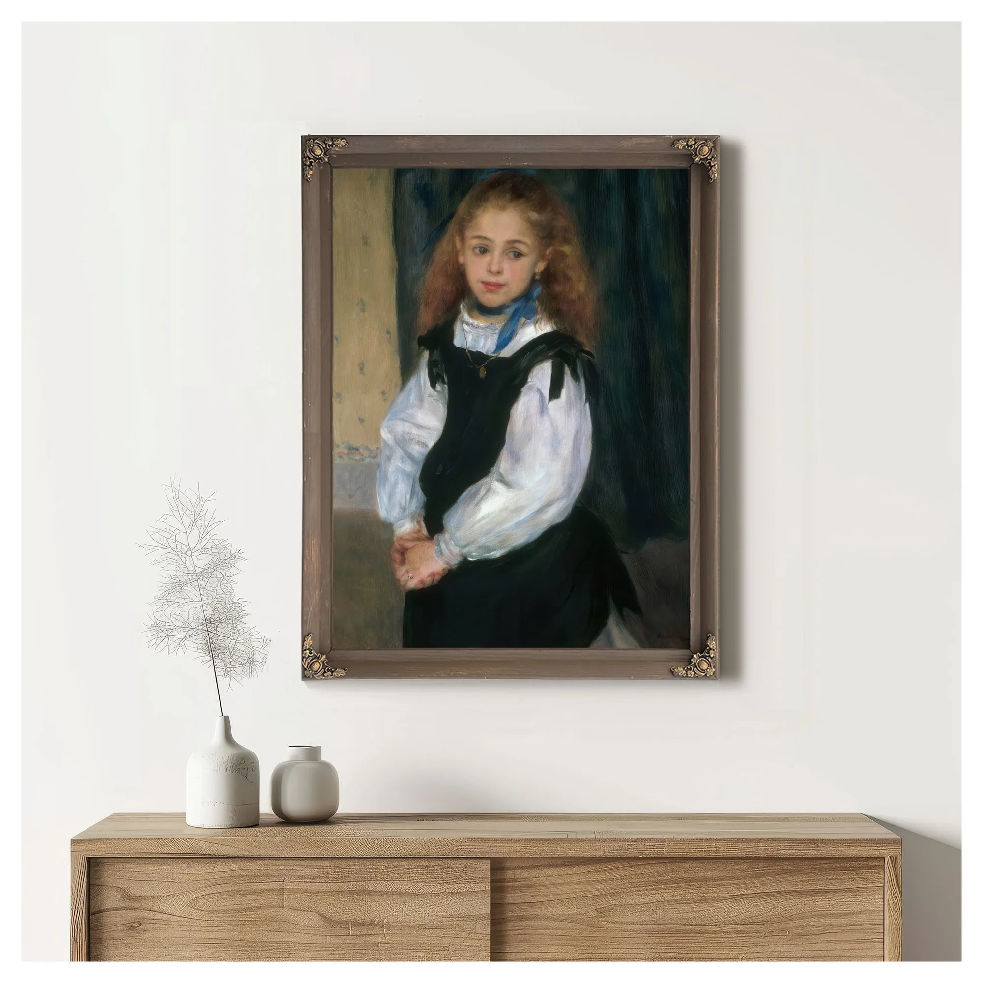 Portrait Of Mademoiselle Legrand By Pierre August Renoir Fine Art Print
