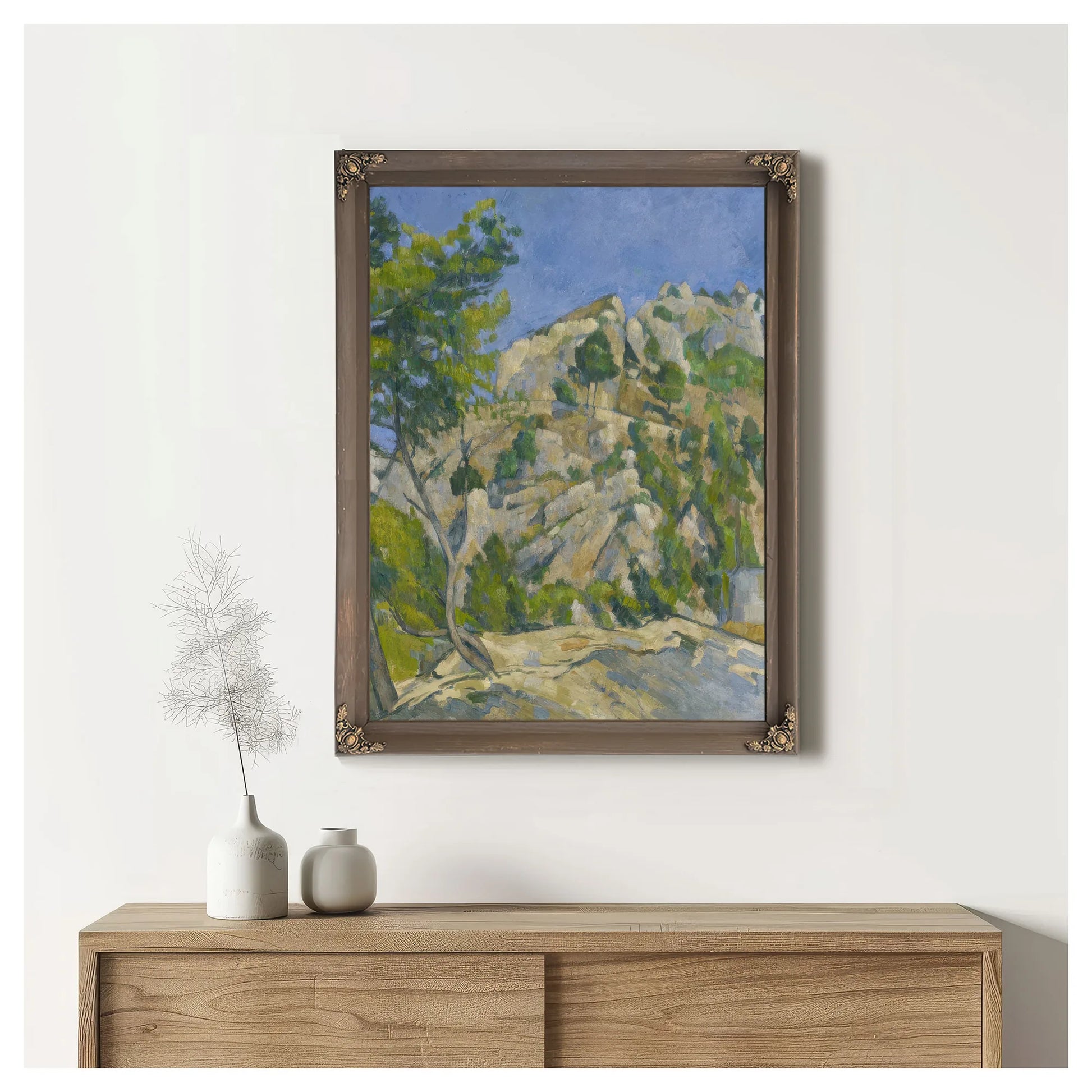 Bottom Of The Ravine (Au Fond Du Ravin) 1 By Paul Cezanne Fine Art Print