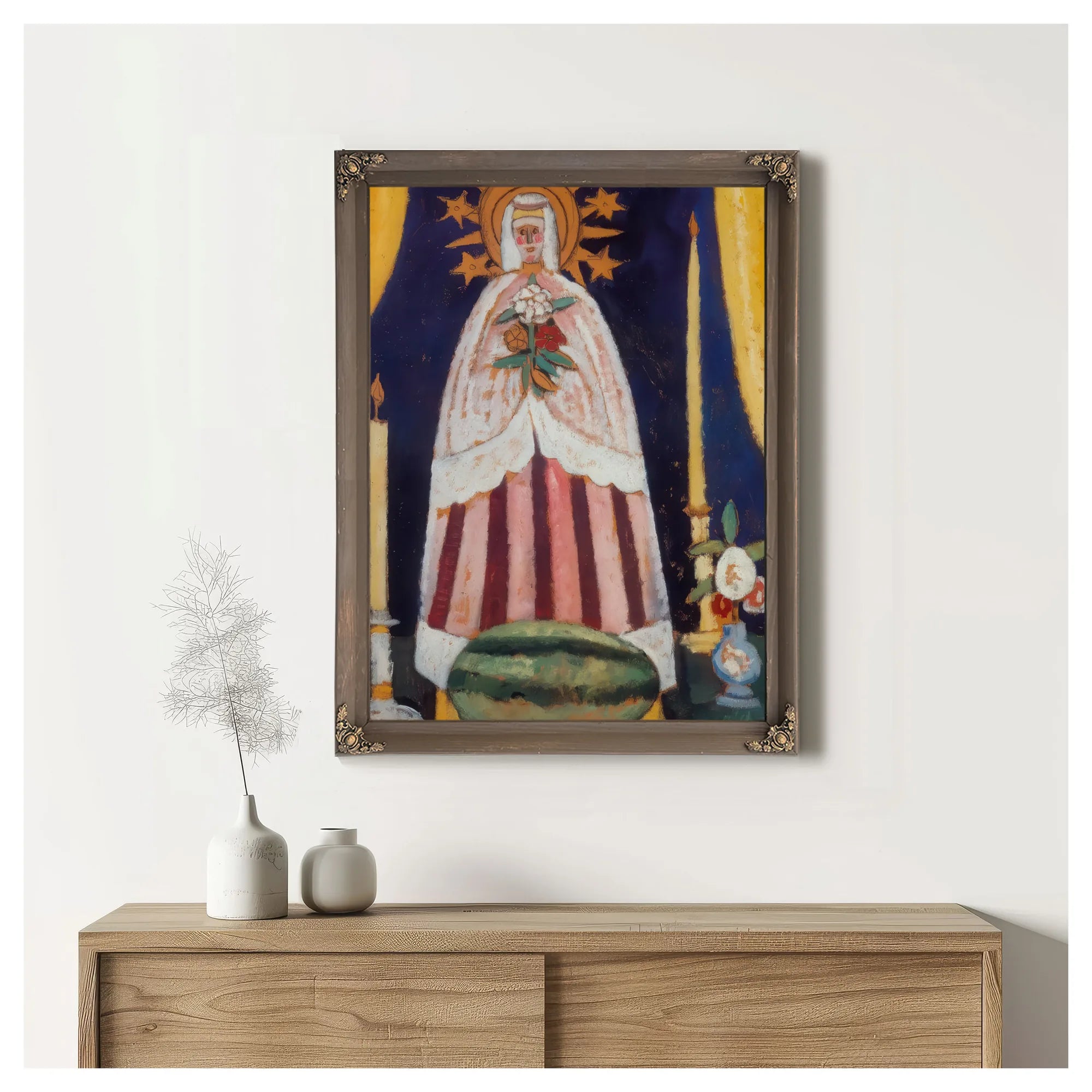 Blessing The Melon The Indians Bring The Harvest By Marsden Hartley Fine Art Print