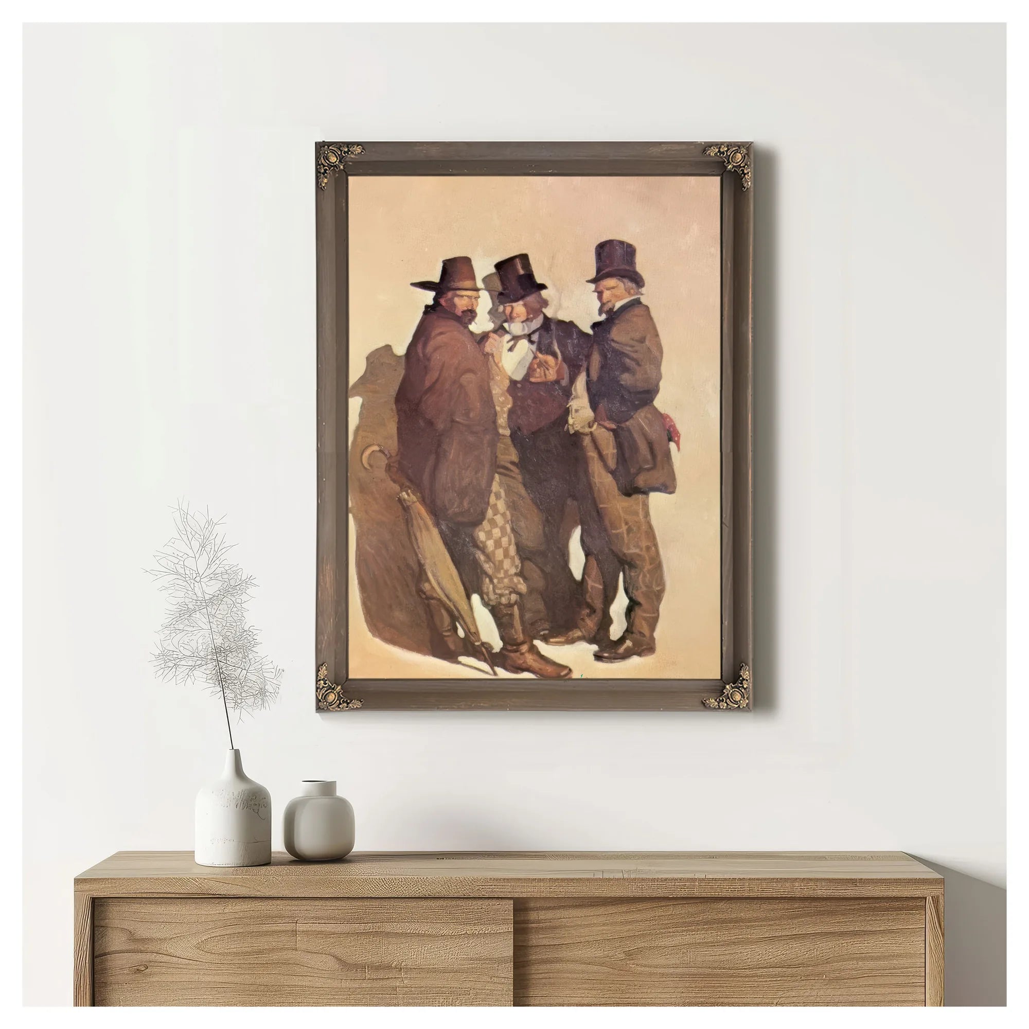 The Carpetbaggers By NC Wyeth Fine Art Print
