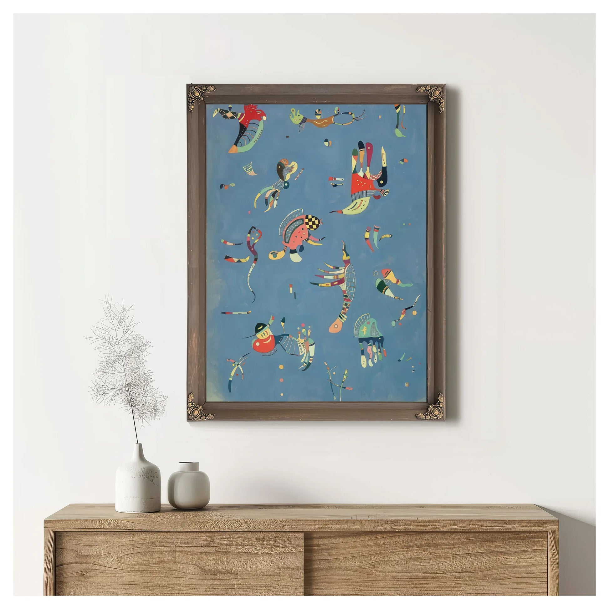 Sky Blue 1940 By Wassily Kandinsky Fine Art Print