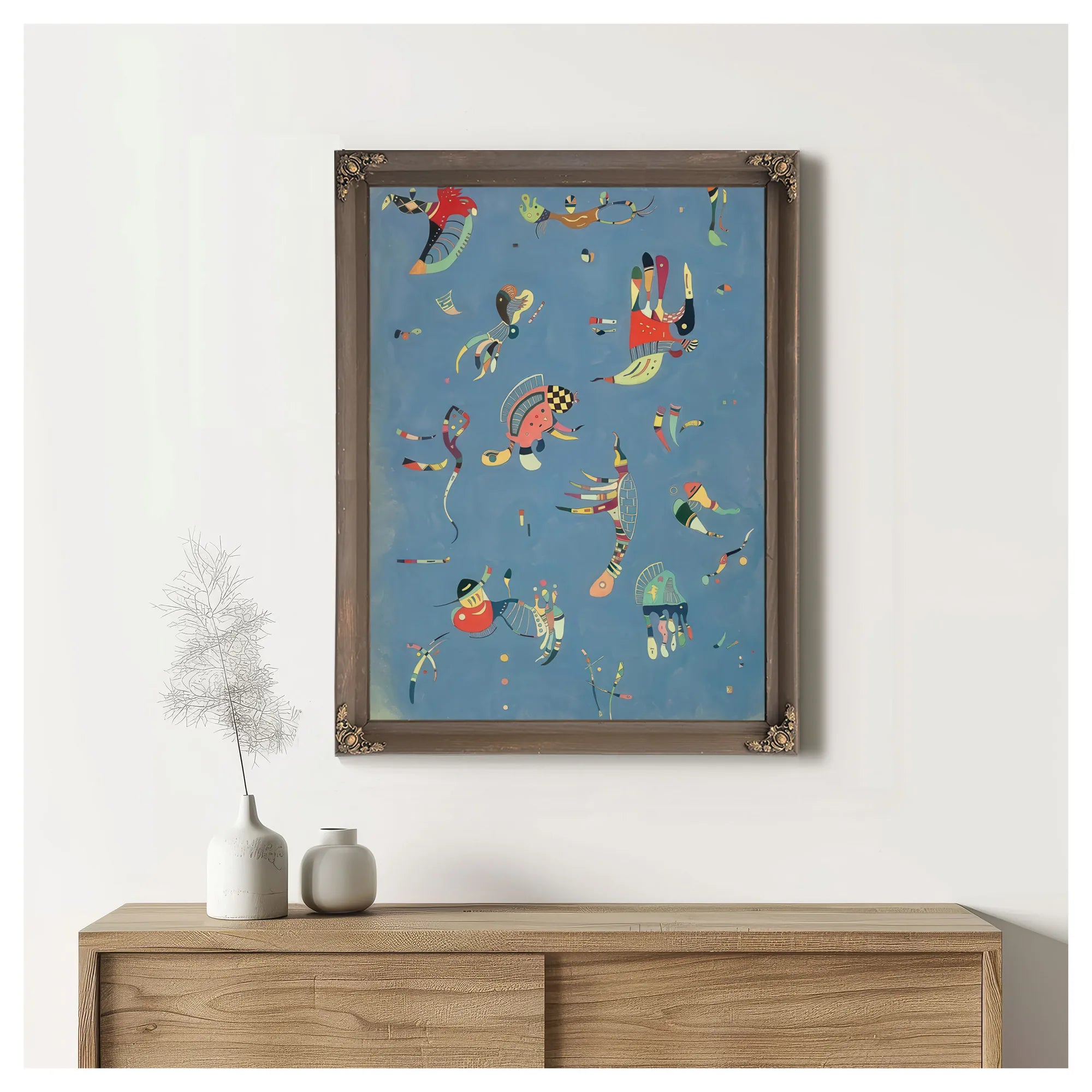 Sky Blue 1940 By Wassily Kandinsky Fine Art Print