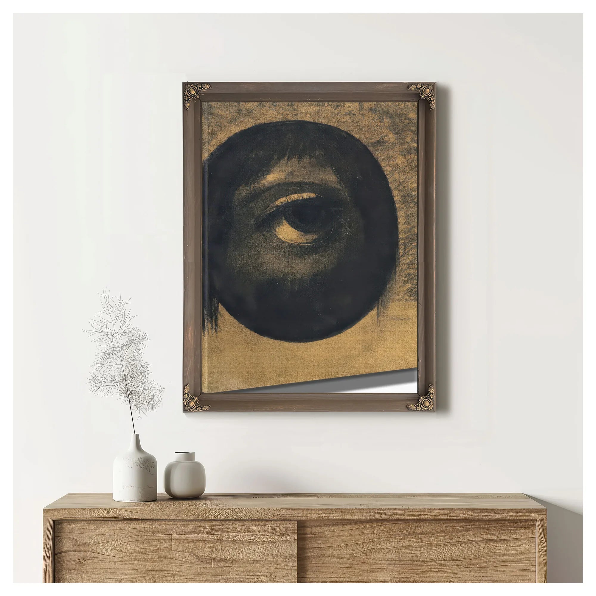 The Eye (Vision) By Odilon Redon Fine Art Print