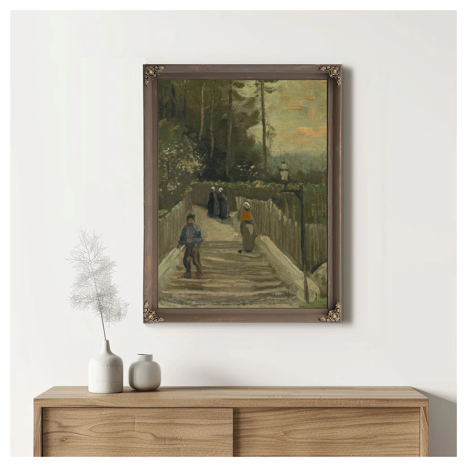 Path In Montmartre By Vincent Van Gogh Fine Art Print