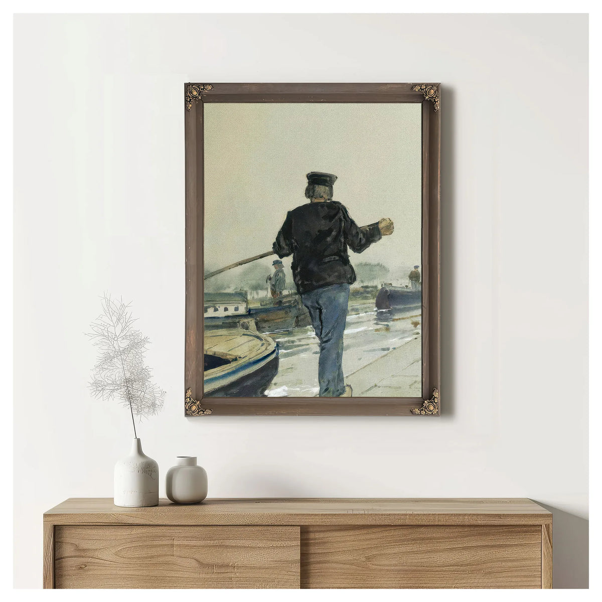 Riverside, Holland By Childe Hassam Fine Art Print