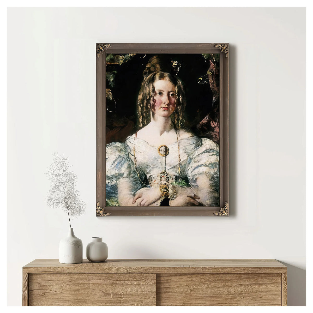 Miss Elizabeth Potts By William Etty Fine Art Print