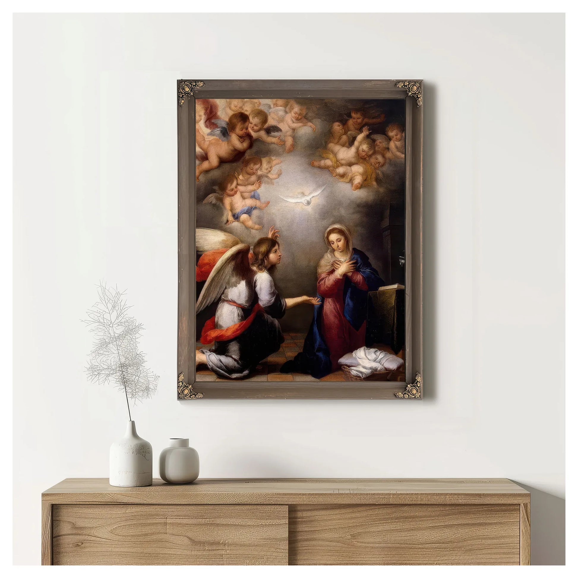 Annunciation By Murillo Fine Art Print