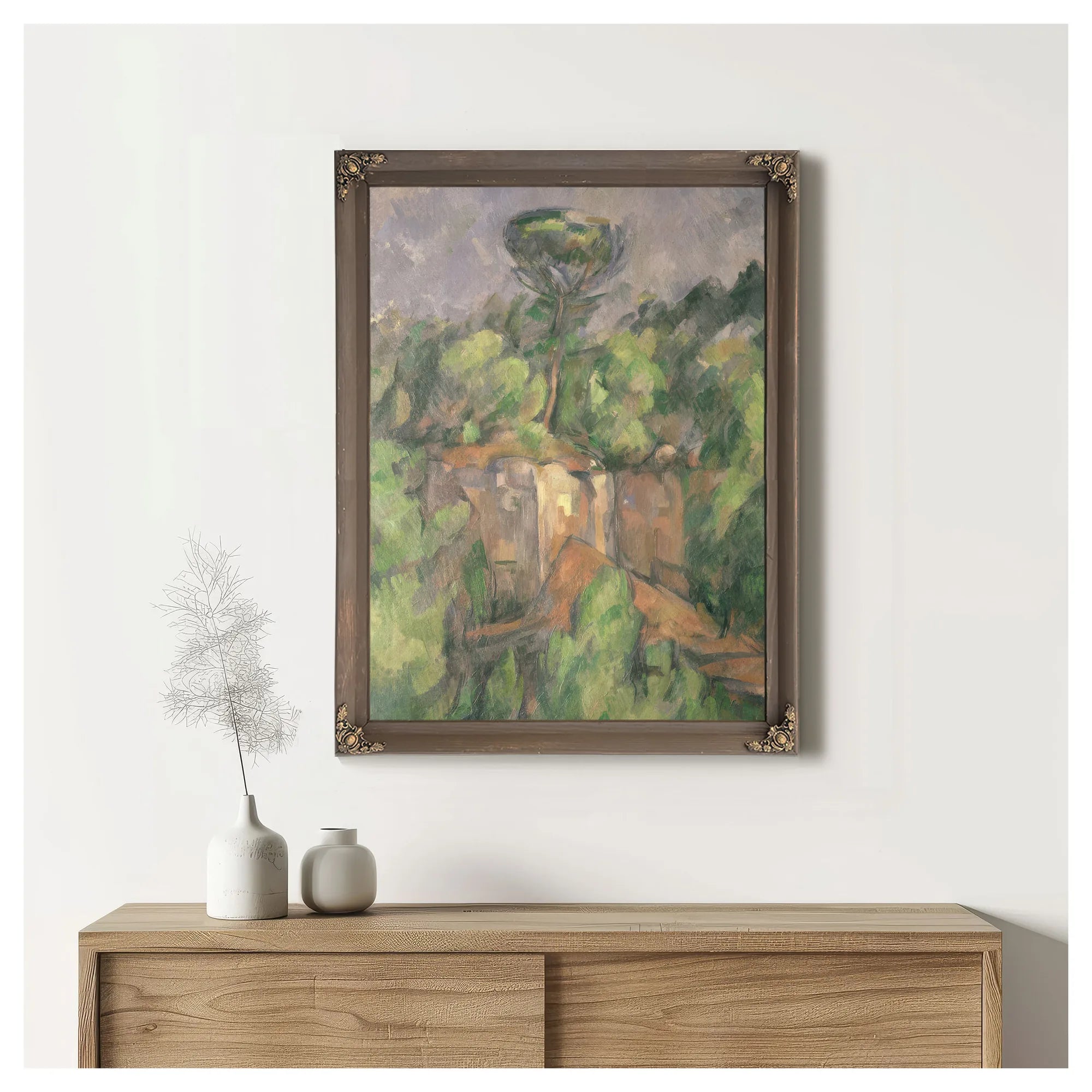 Bibemus Quarry By Paul Cezanne Fine Art Print