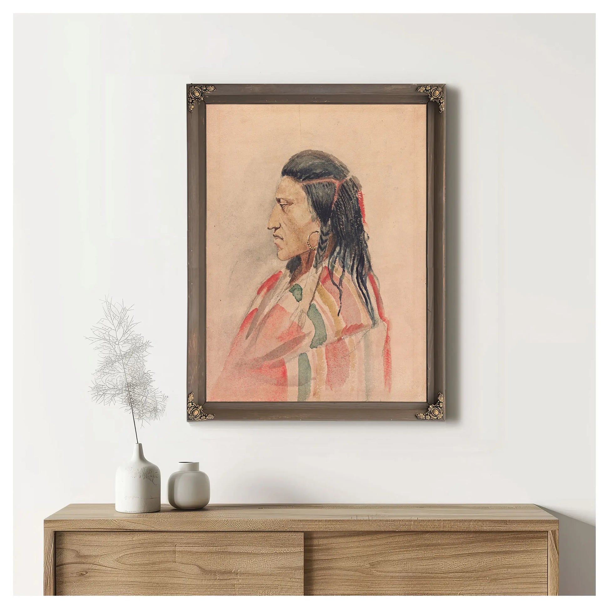 Indian Man by Charles Marion Russell