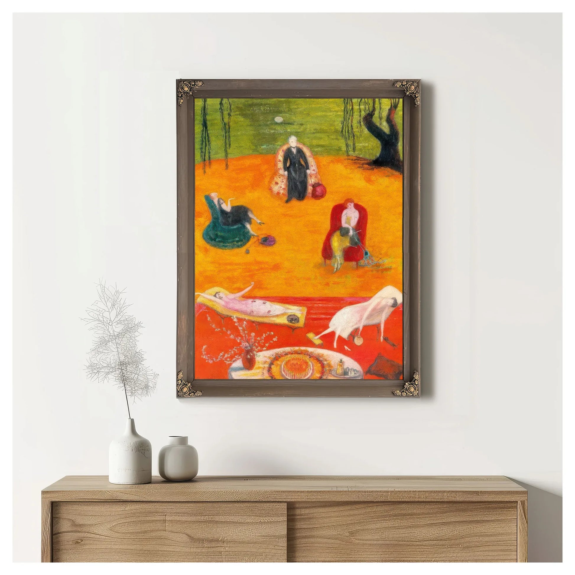 Heat By Florine Stettheimer Fine Art Print