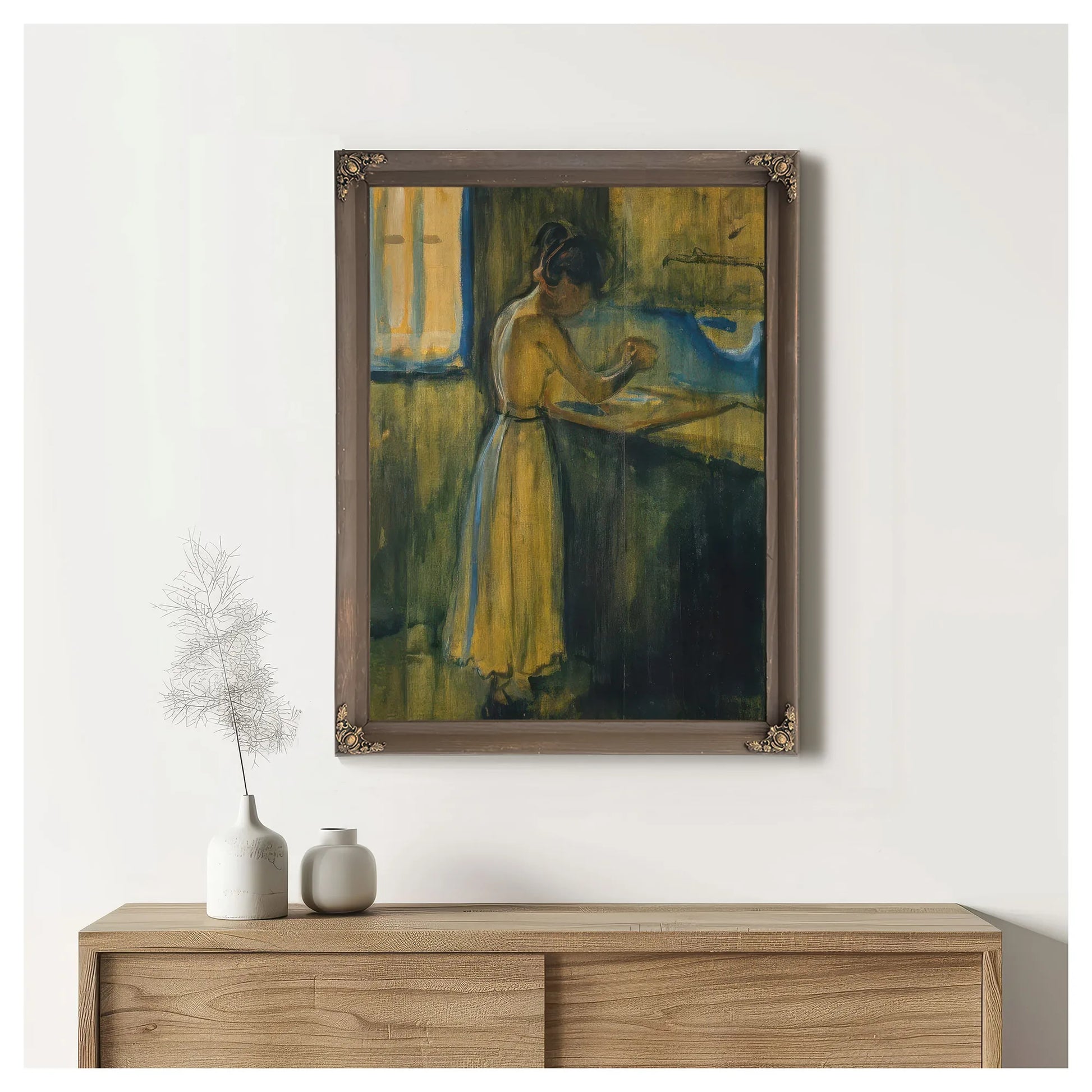 Girl Washing 1896 By Edvard Munch Fine Art Print