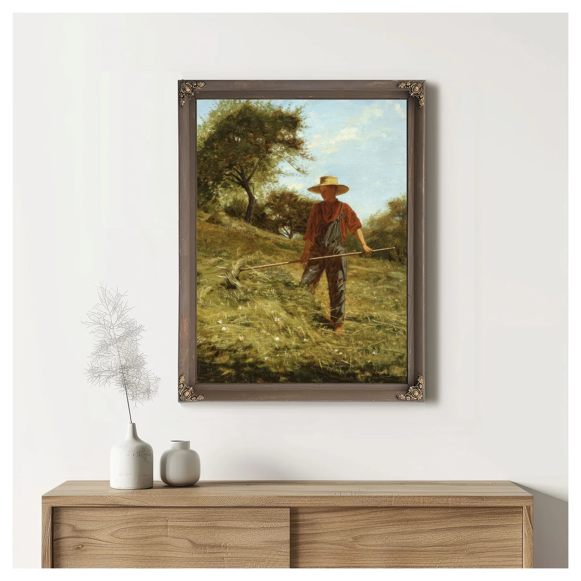 Haymaking By Winslow Homer Fine Art Print