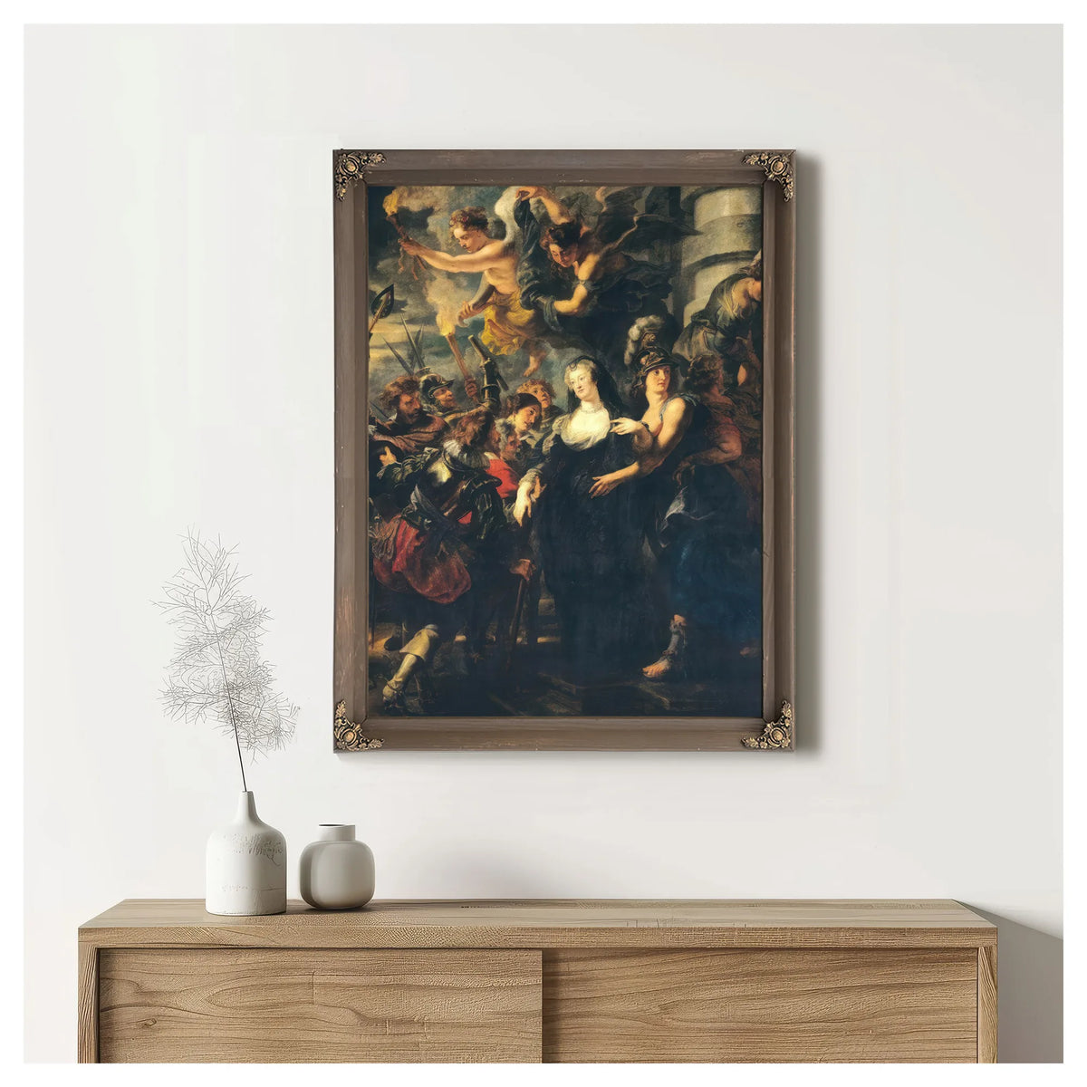The Medici Cycle Marie De Medici (1573 1642) Escaping From Blois 21St 22Nd February 1619 By Peter Paul Rubens Fine Art Print
