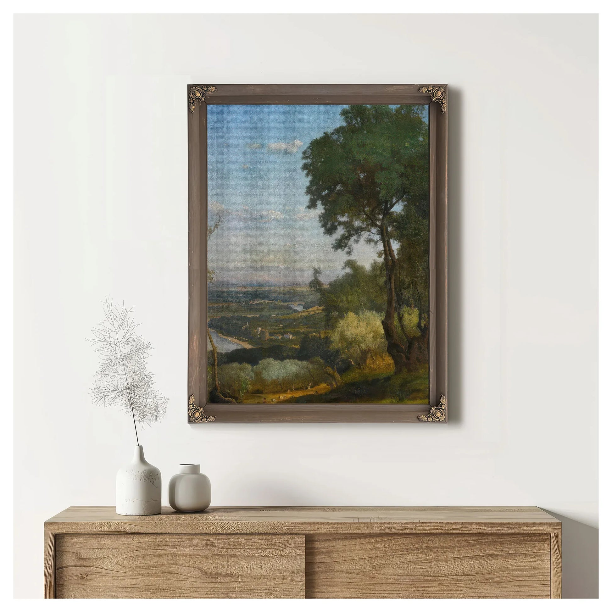 Perugia (Near Perugia) By George Inness Fine Art Print
