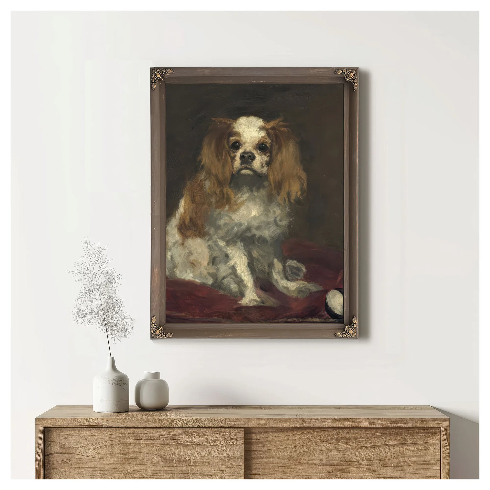 A King Charles Spaniel By Edouard Manet Fine Art Print