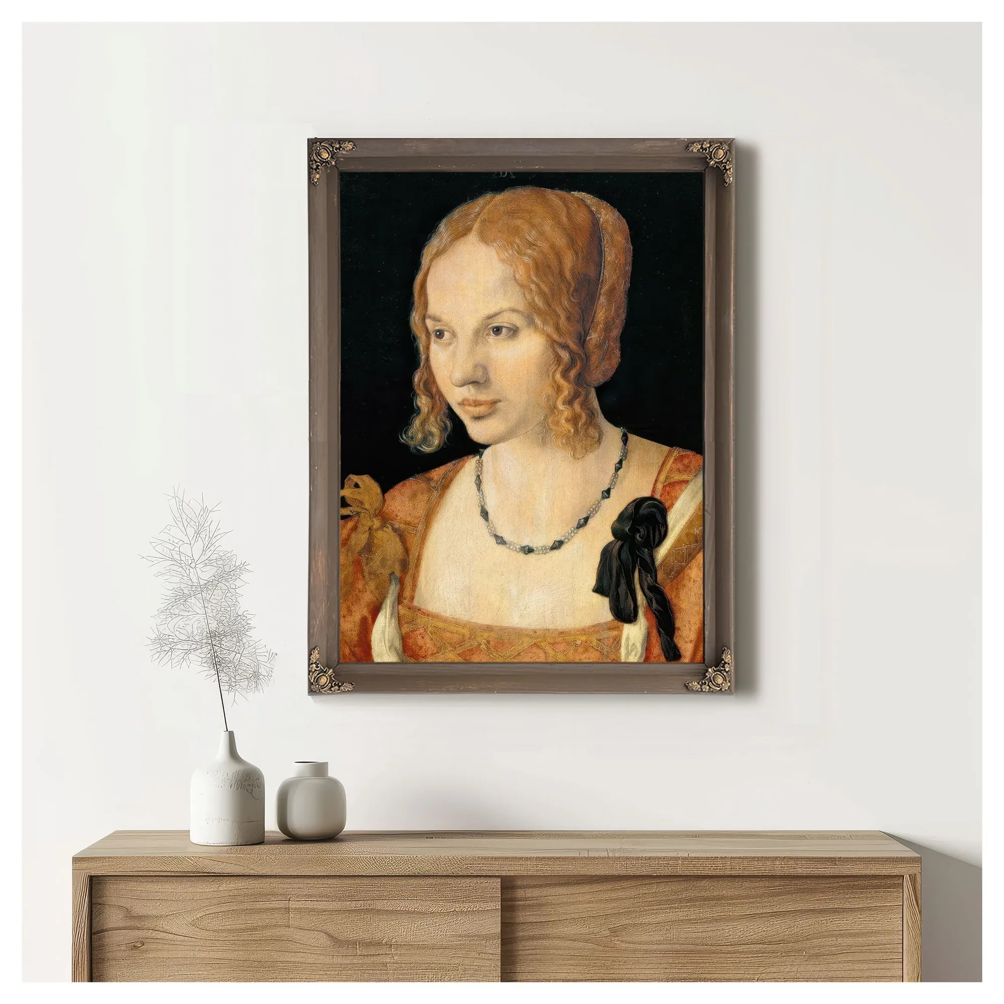 Portrait Of A Young Venetian Woman 1505 By Albrecht Durer Fine Art Print