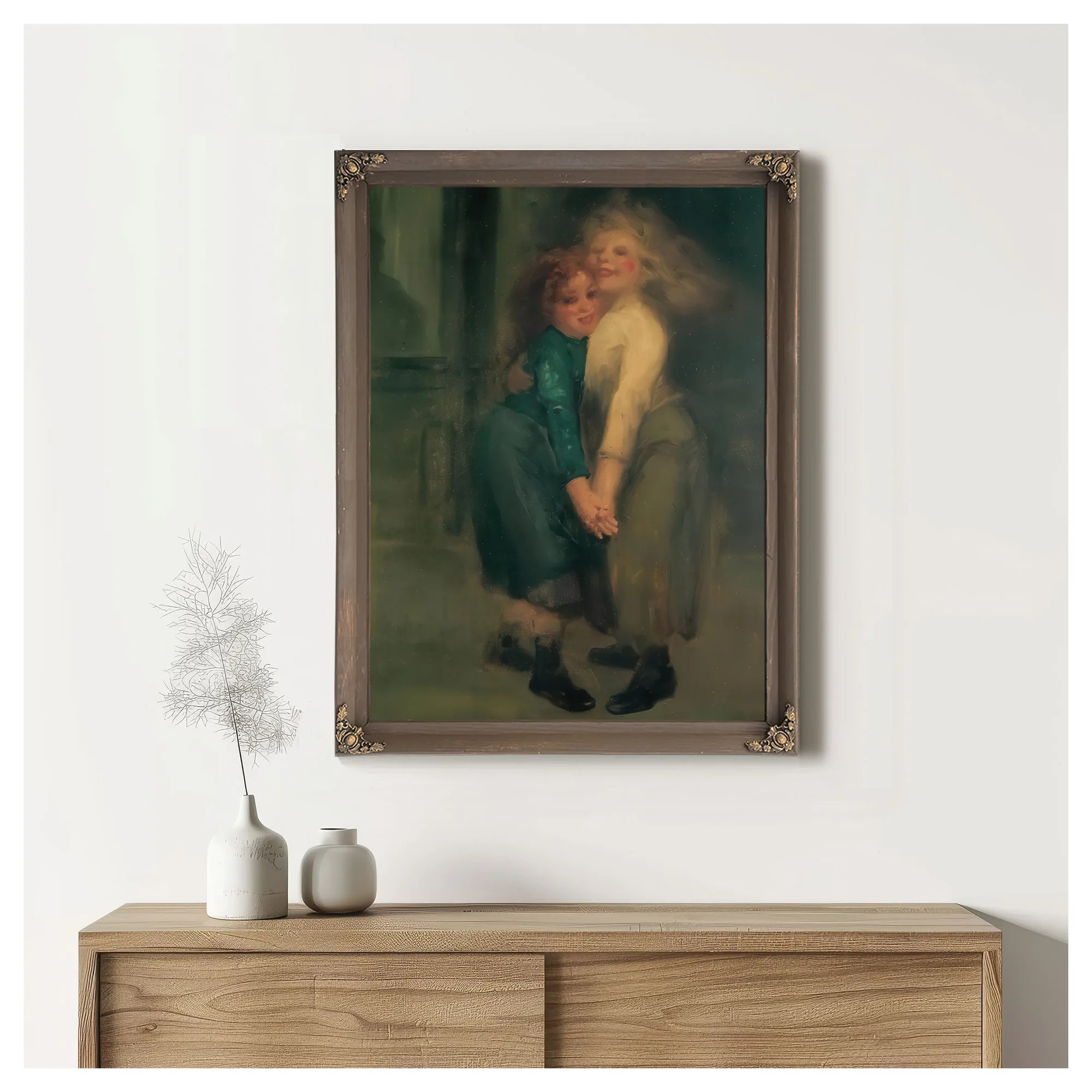 The Spielers By George Luks Fine Art Print