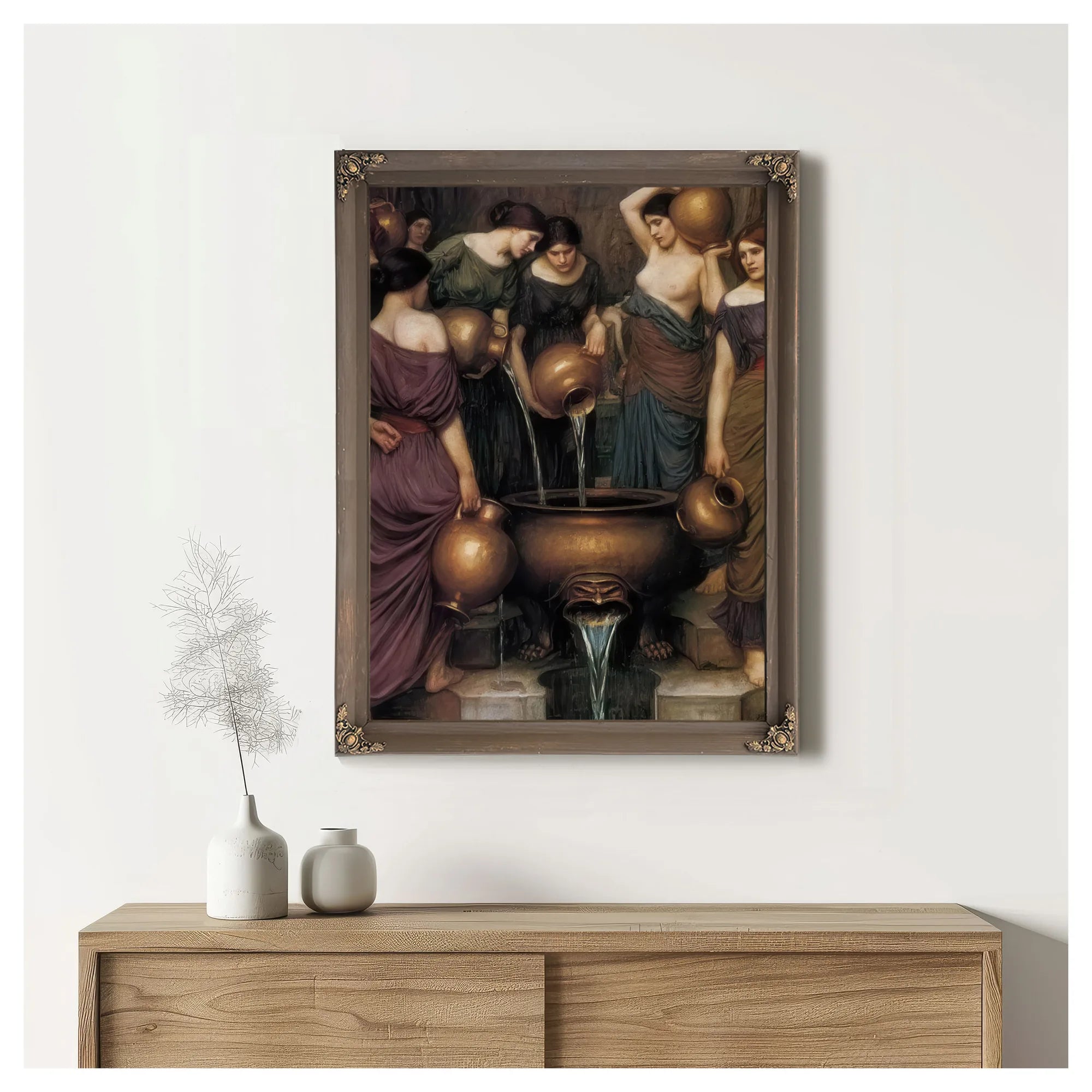 The Danaides By John Waterhouse Fine Art Print