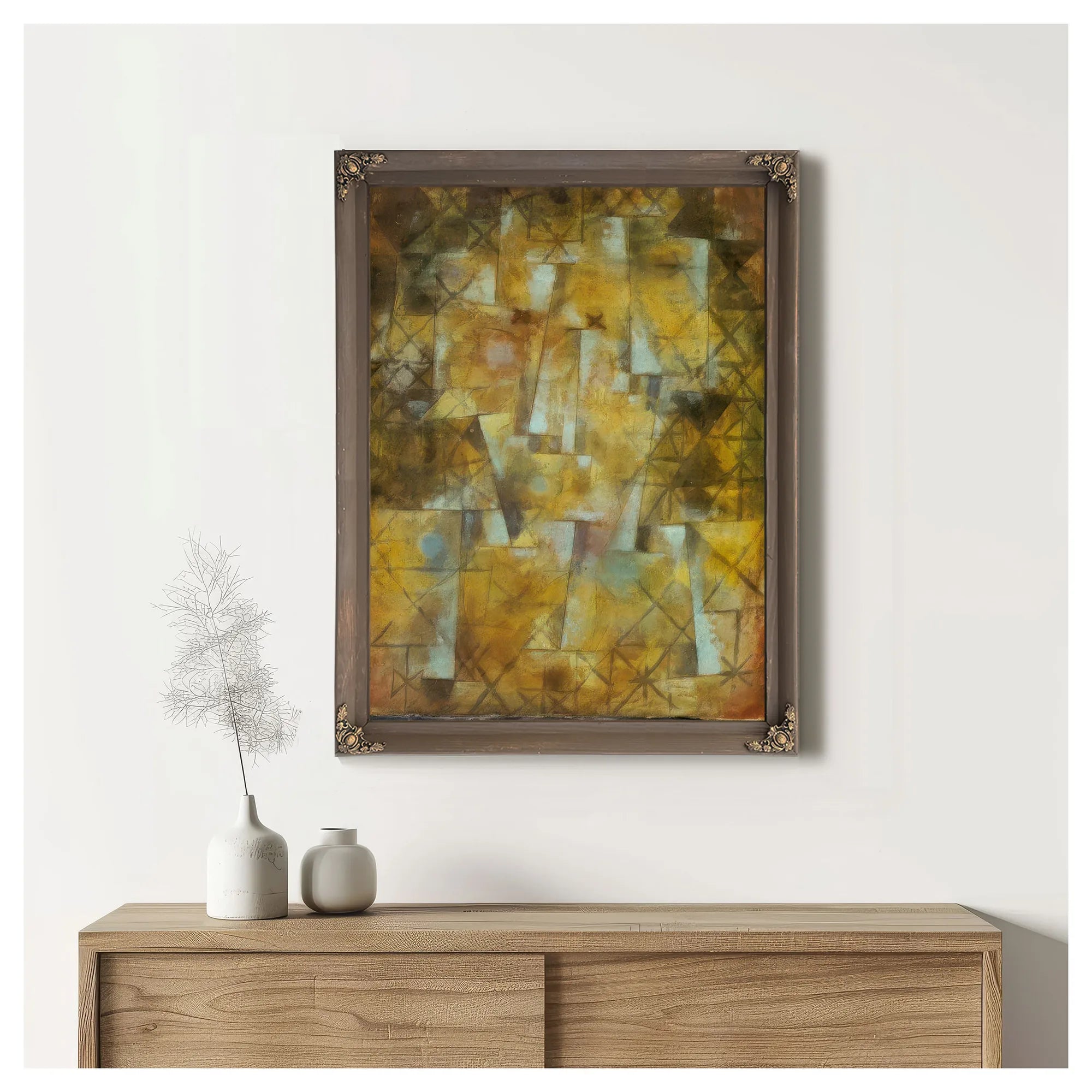 God Of The Northern Woods 1922 32 By Paul Klee Fine Art Print