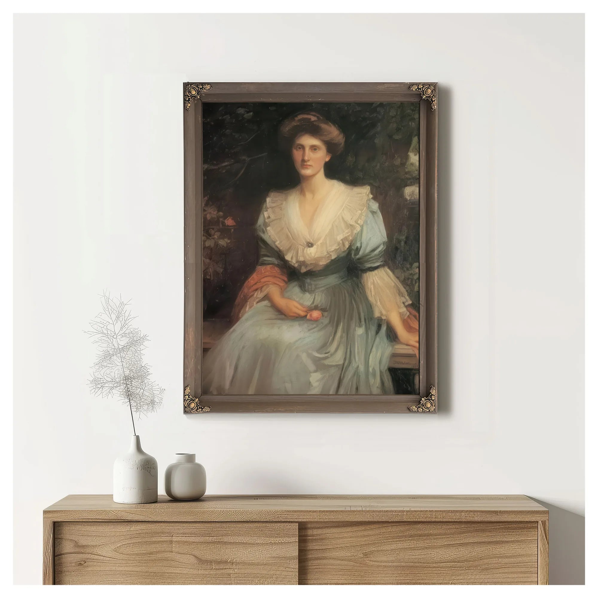 Lady Violet Henderson By John Waterhouse Fine Art Print