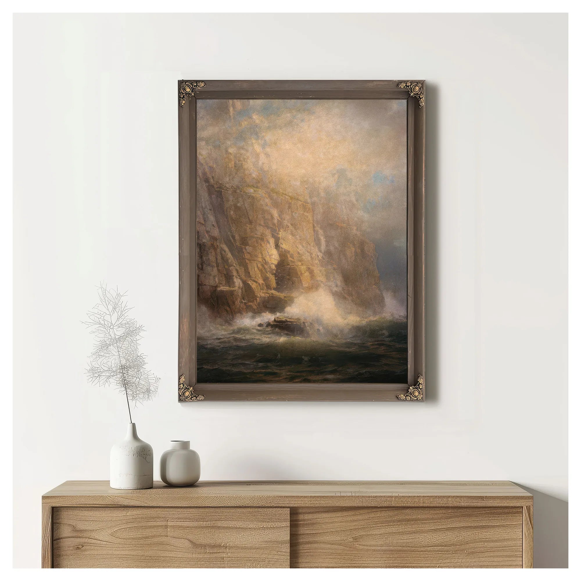 Lands End, Cornwall By William Trost Richards Fine Art Print