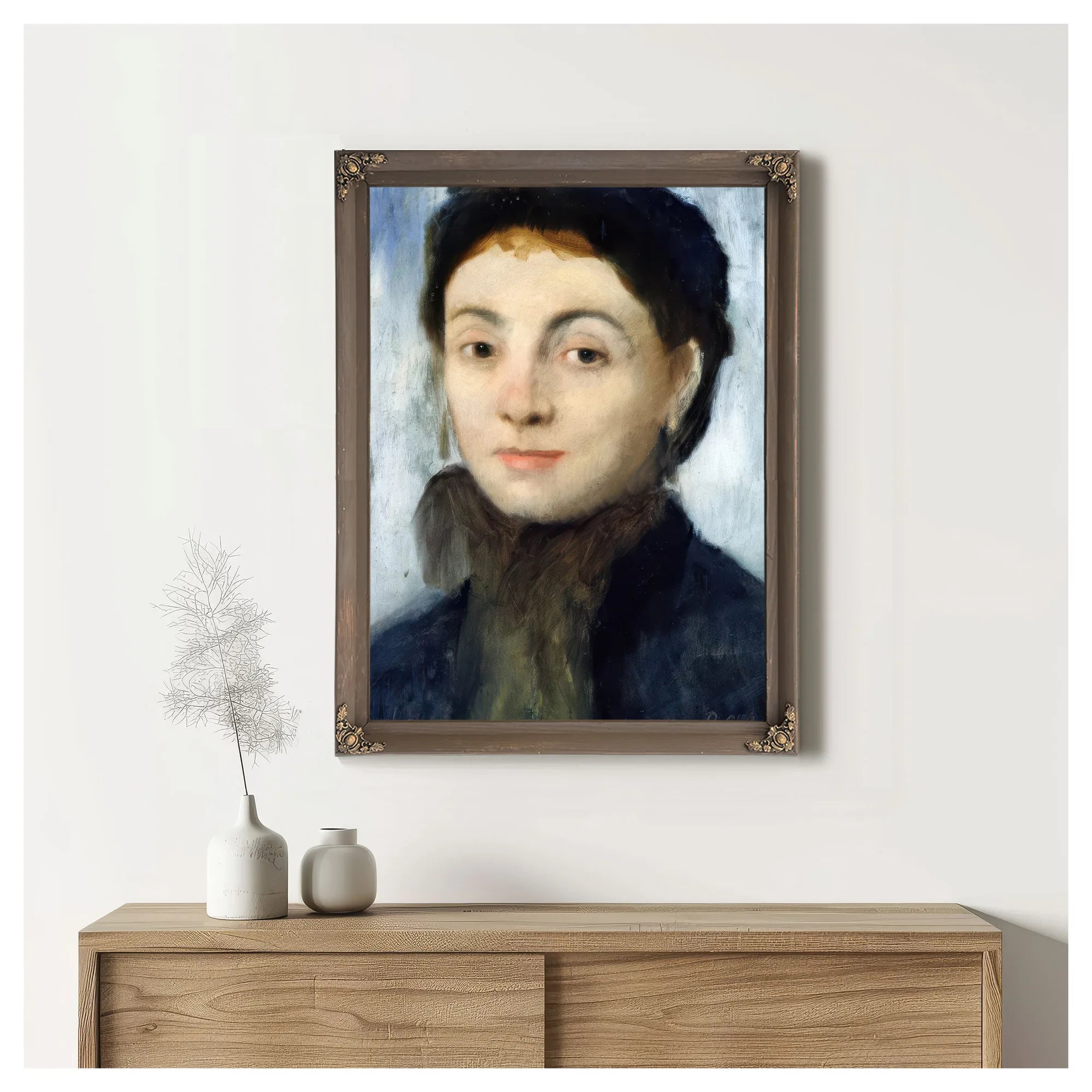 Portrait Of Josephine Gaujelin By Edgar Degas Fine Art Print