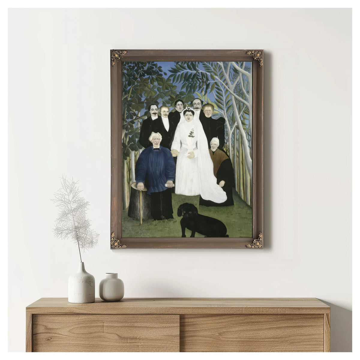 The Wedding Party By Henri Julien Felix Rousseau