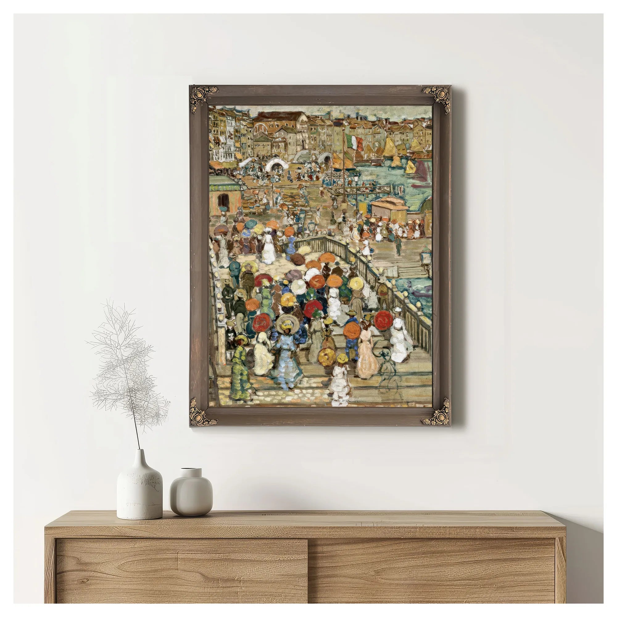 Ponte Della Paglia By Maurice Brazil Prendergast Fine Art Print
