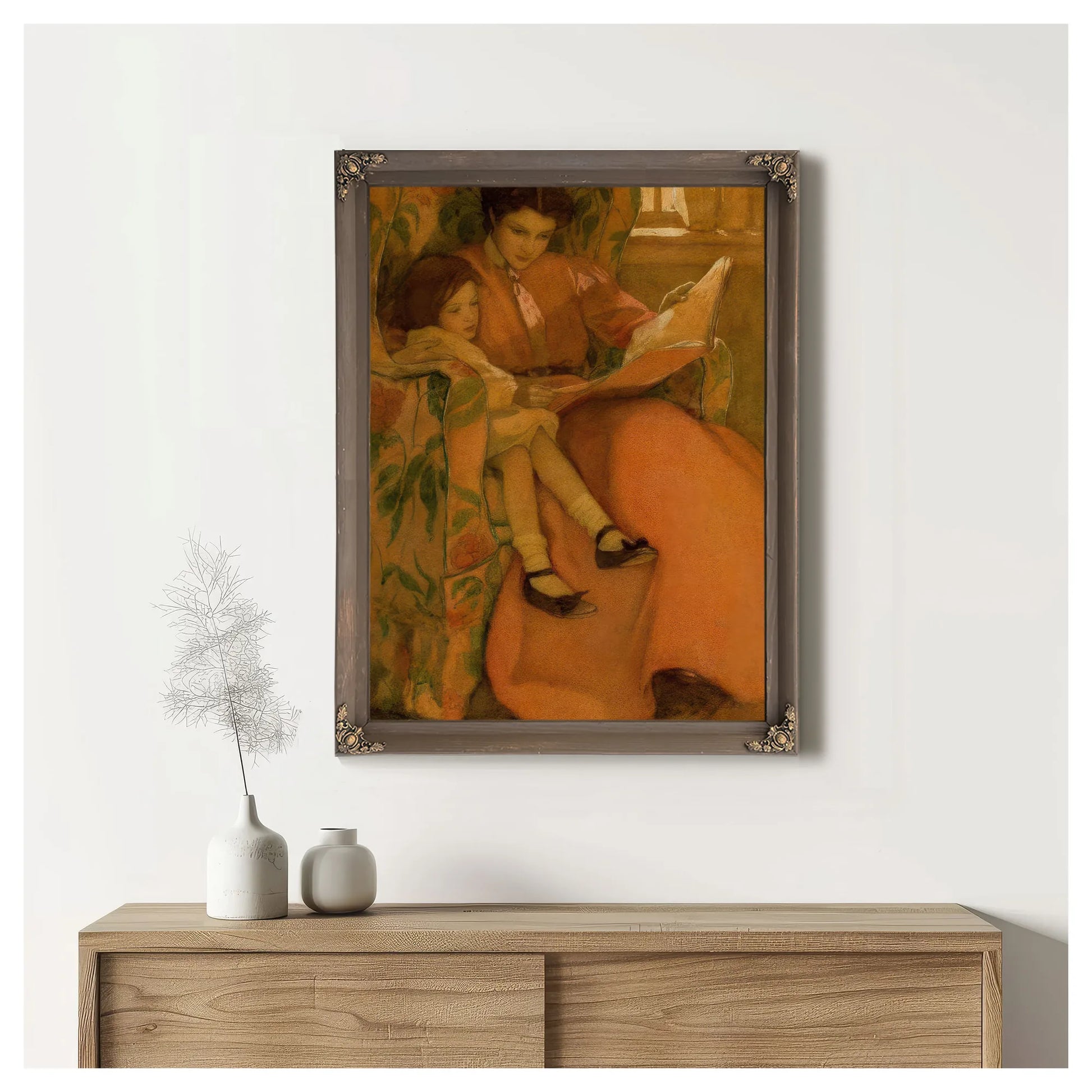A Rainy Day Dream Blocks Original Illustration 1908 By Jessie Willcox Smith Fine Art Print
