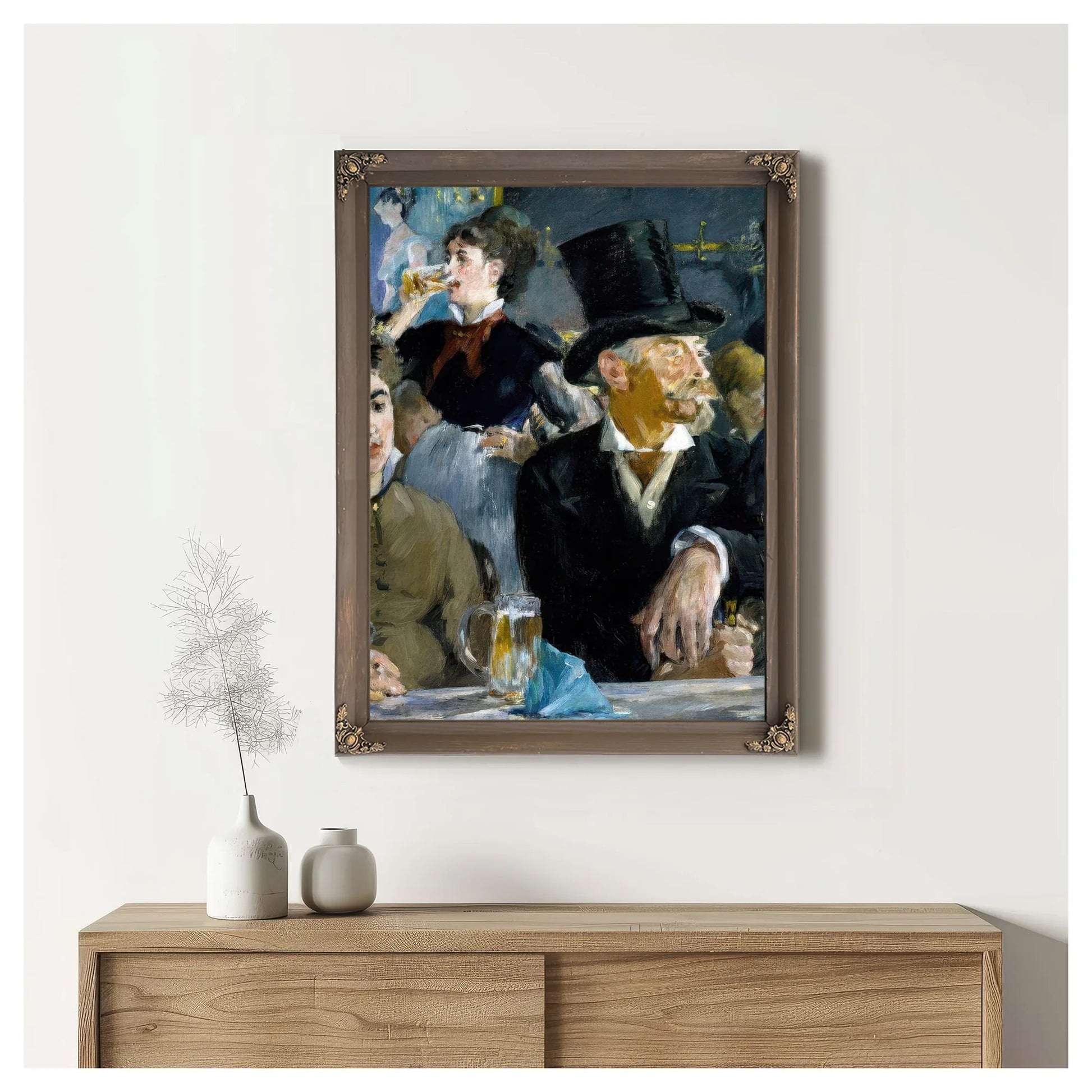 The Cafe Concert 1878 Oil On Canvas 4730X5810Mm The Walters Art Museum By Edouard Manet Fine Art Print