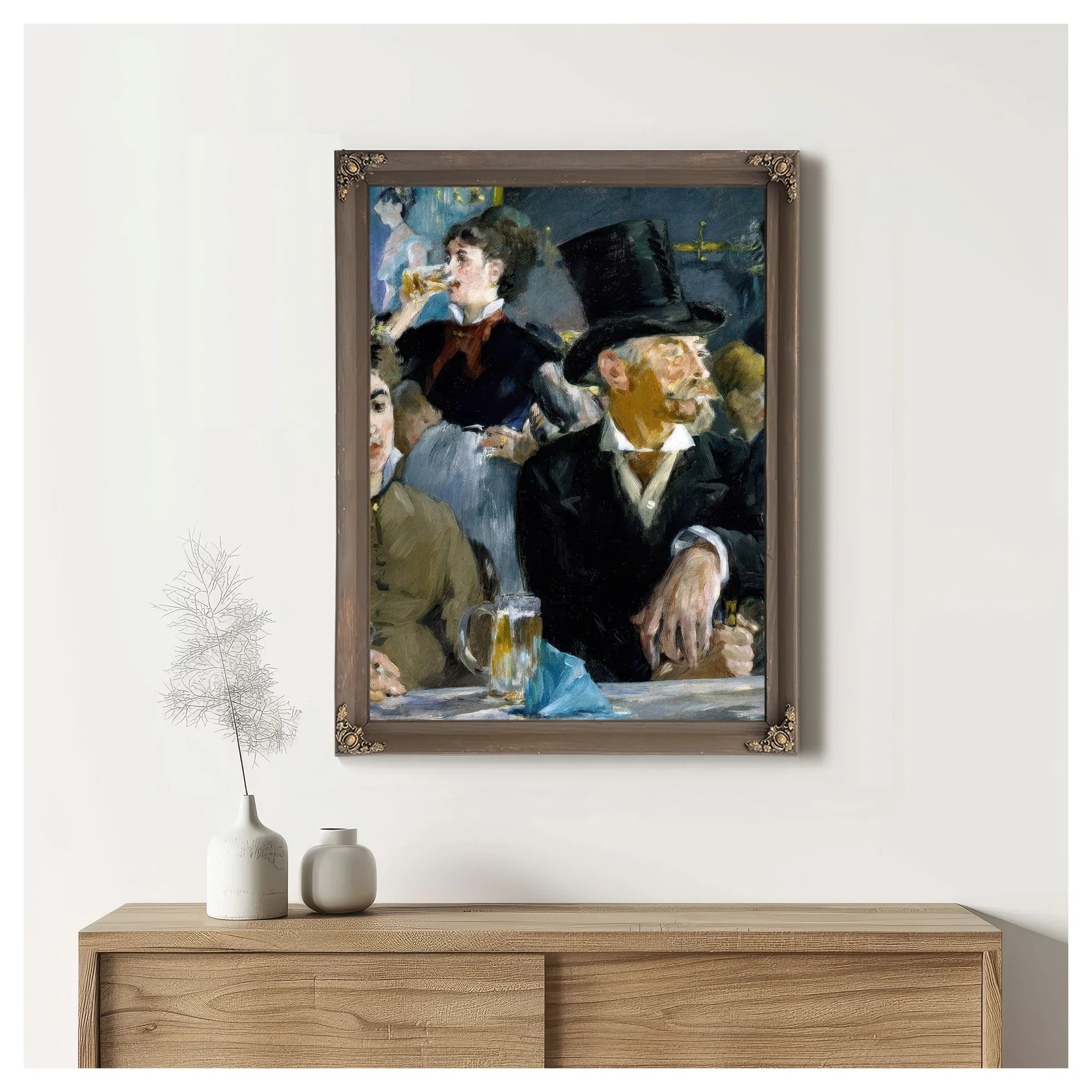 The Cafe Concert 1878 Oil On Canvas 4730X5810Mm The Walters Art Museum By Edouard Manet Fine Art Print