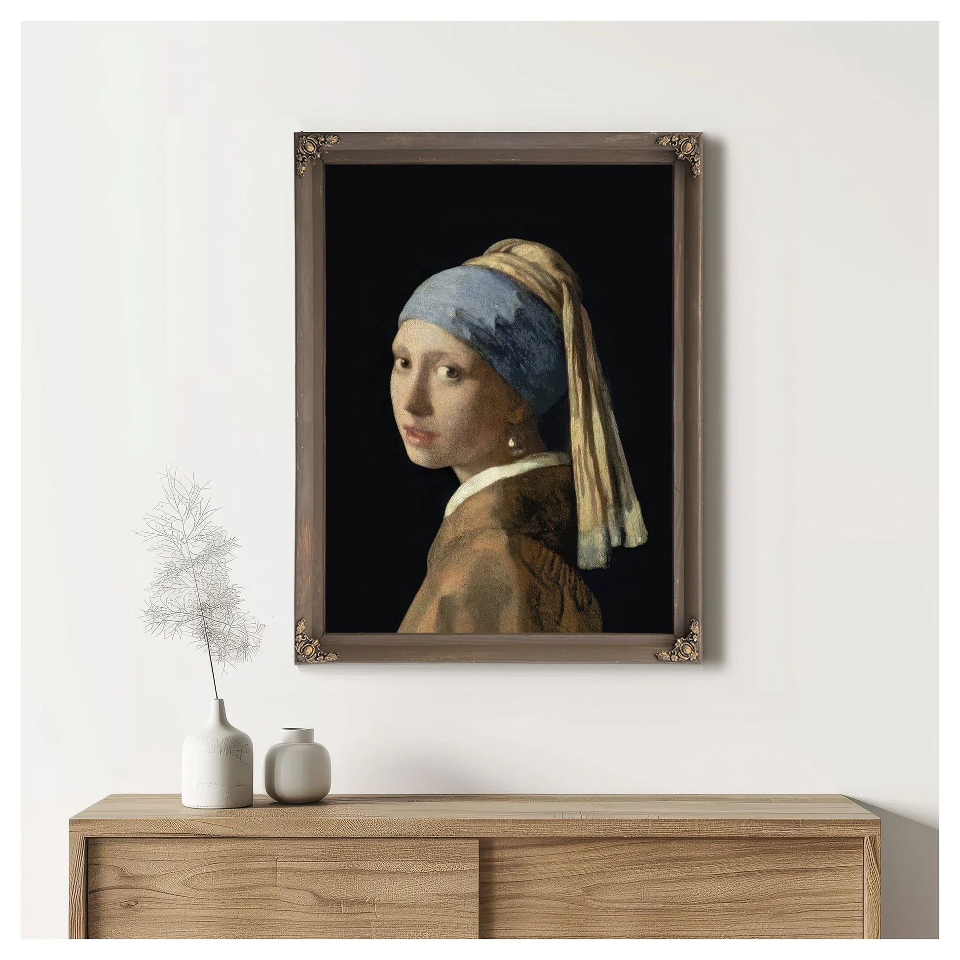 Girl With A Pearl Earring By Johannes Vermeer Fine Art Print