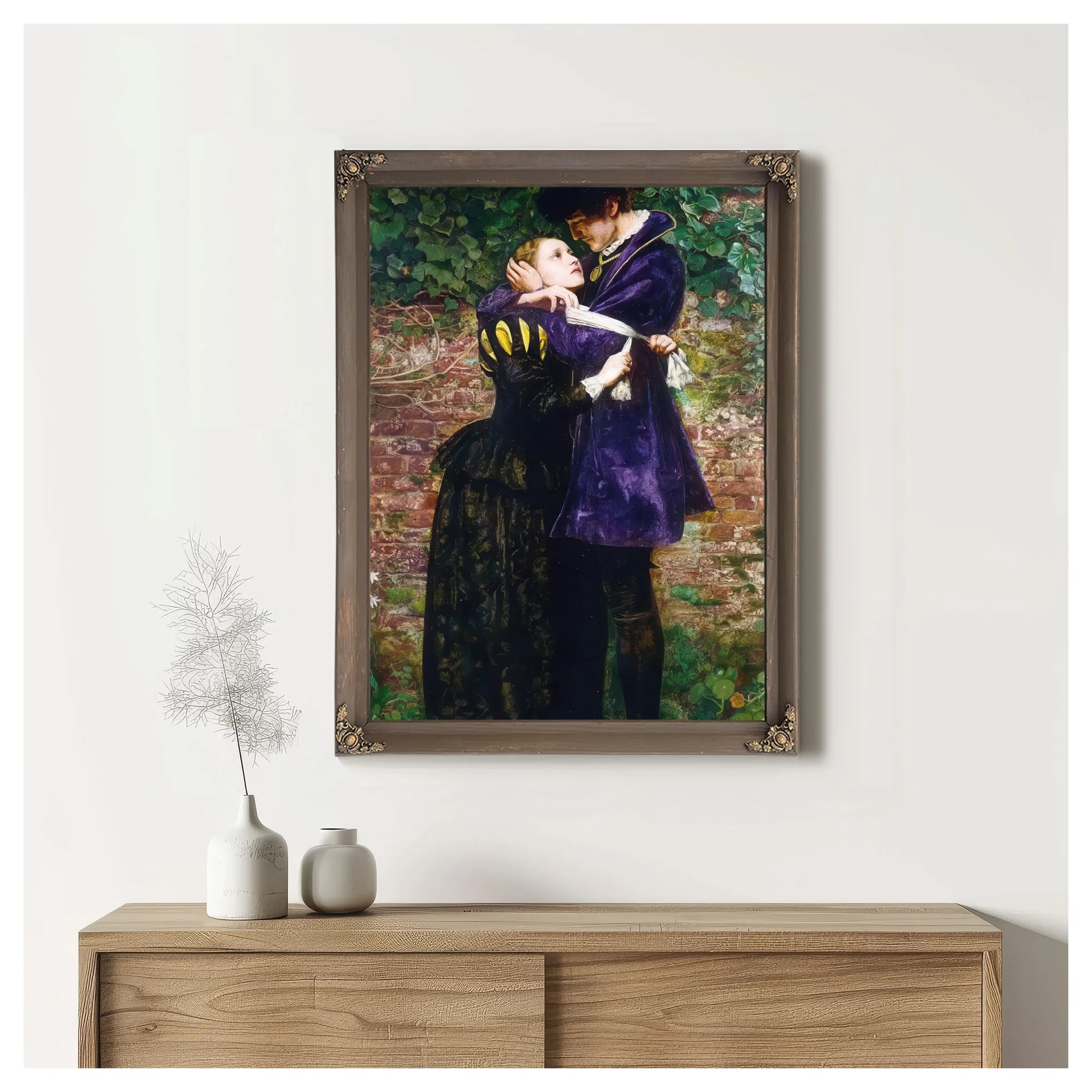 A Huguenot On St Bartholemews Day By John Everett Millais Fine Art Print
