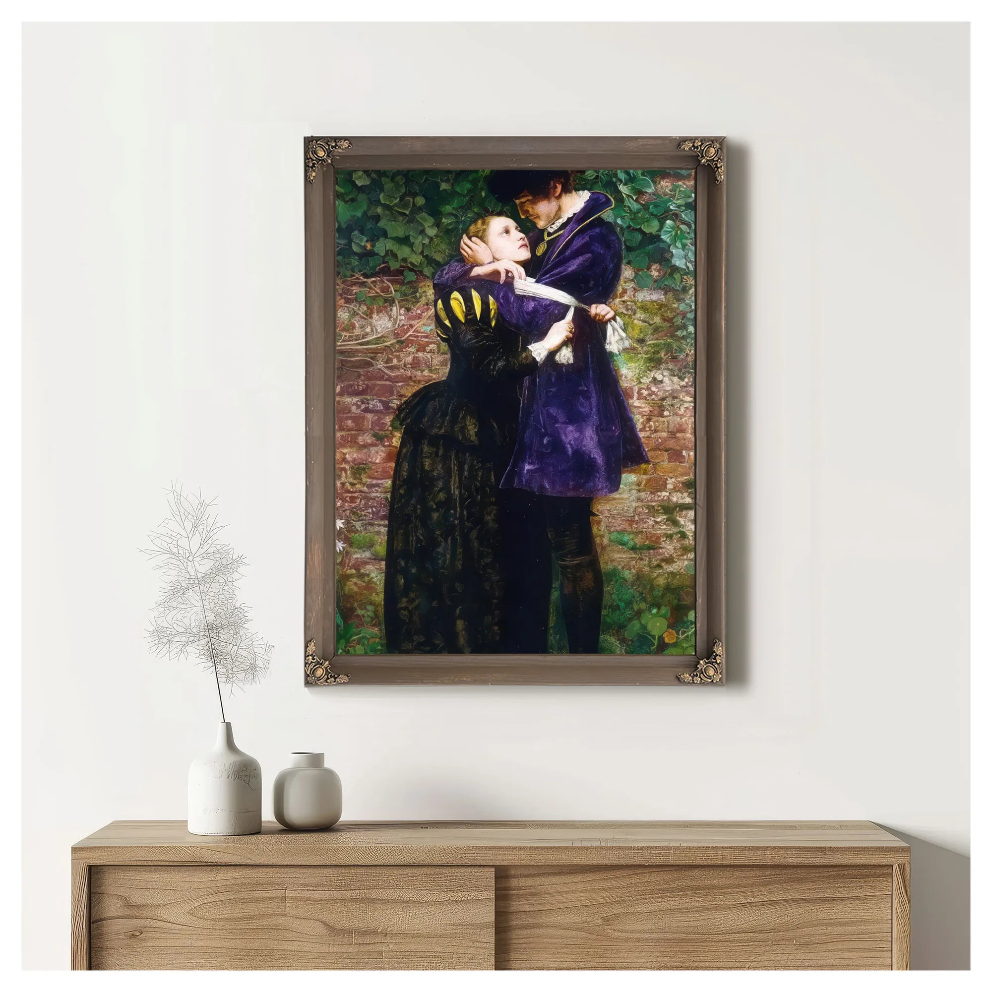 A Huguenot On St Bartholemews Day By John Everett Millais Fine Art Print