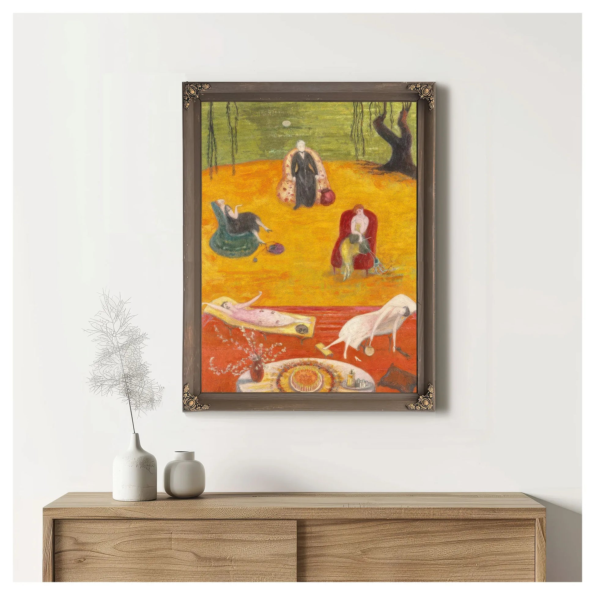 Heat 1919 By Florine Stettheimer Fine Art Print
