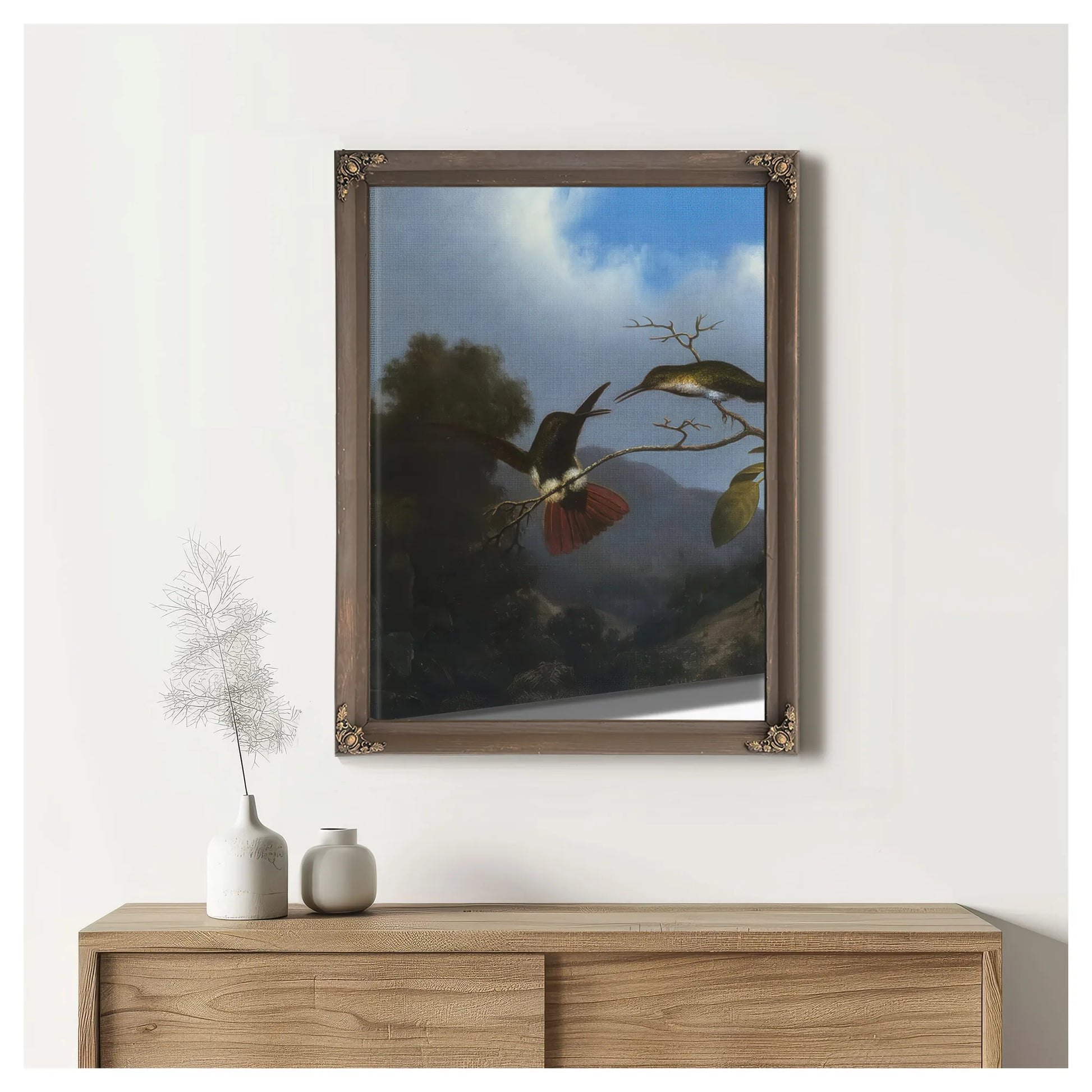 Black Throated Mango By Martin Johnson Heade Fine Art Print
