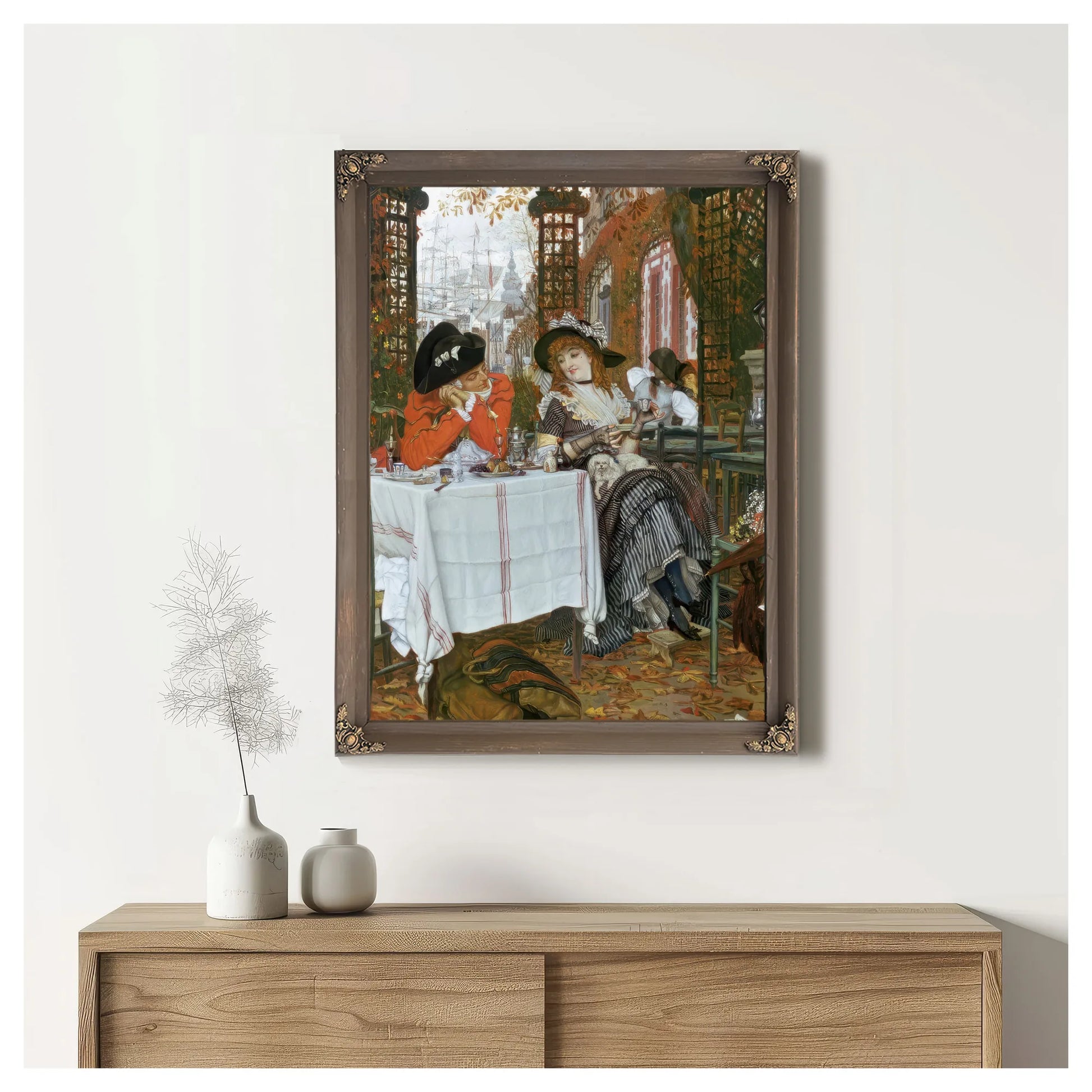 A Luncheon (Un Dejeuner) By James Tissot Fine Art Print