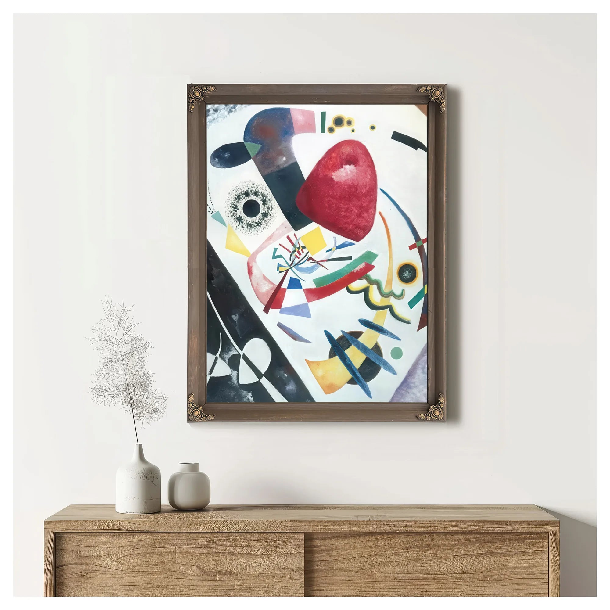 Red Spot Ii 1921 By Wassily Kandinsky Fine Art Print