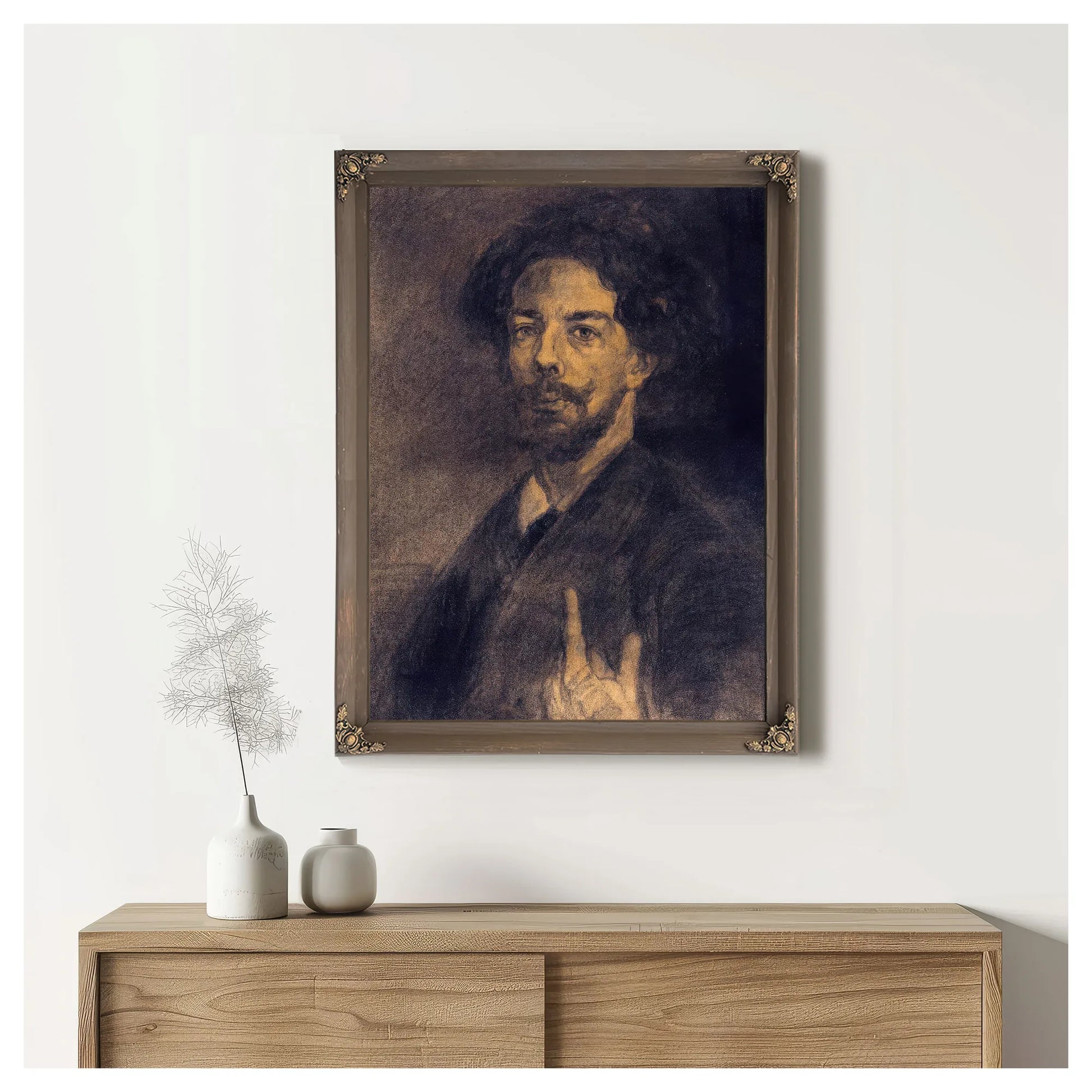 My Portrait By James Ensor Fine Art Print
