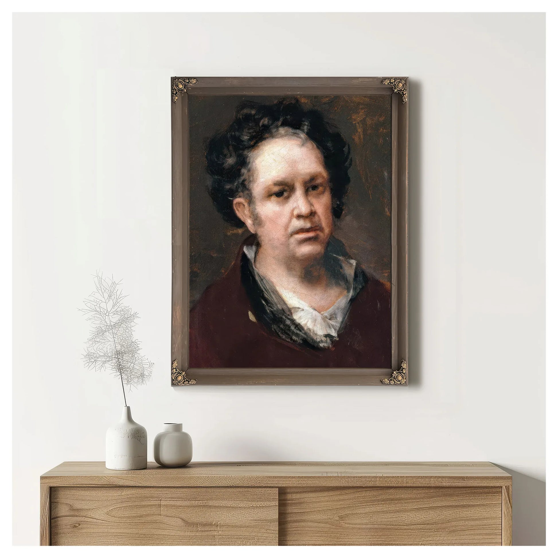 Autorretrato Goya 1815 By Francisco De Goya Fine Art Print