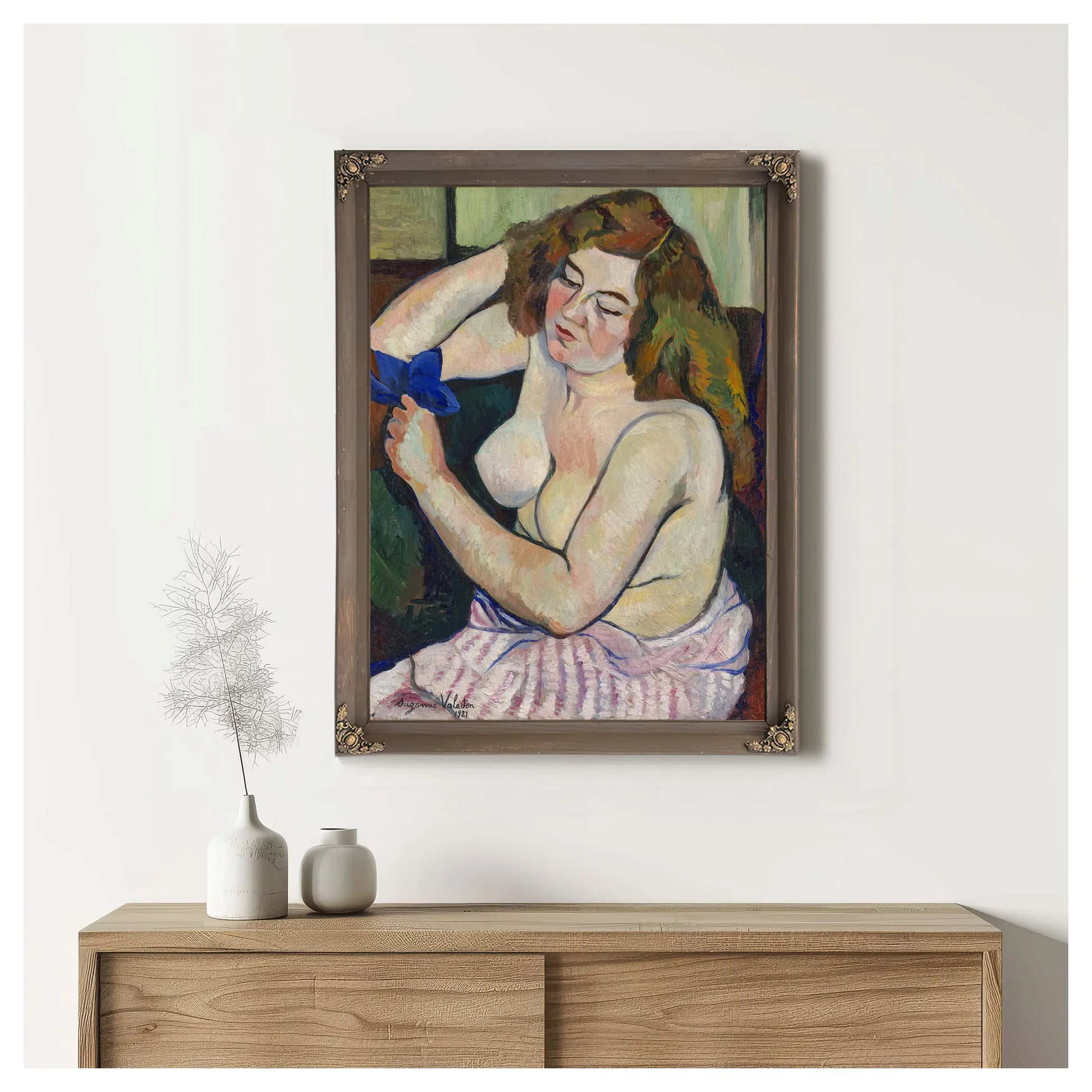 Femme Nue Assise 1921 by Suzanne Valadon