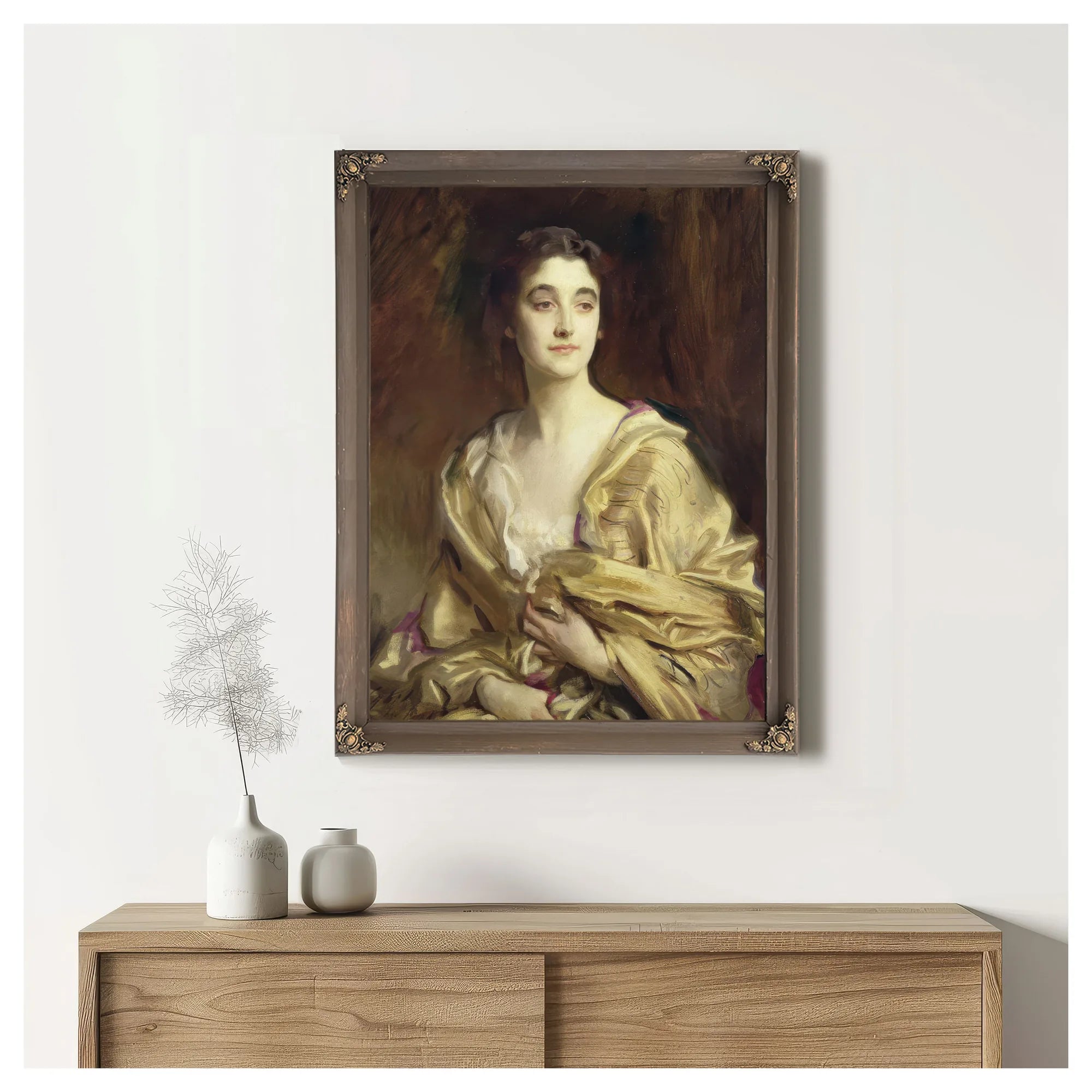 Portrait Of Sybil, Countess Rocksavage, Later Marchioness Of Cholmondeley By John Singer Sargent Fine Art Print