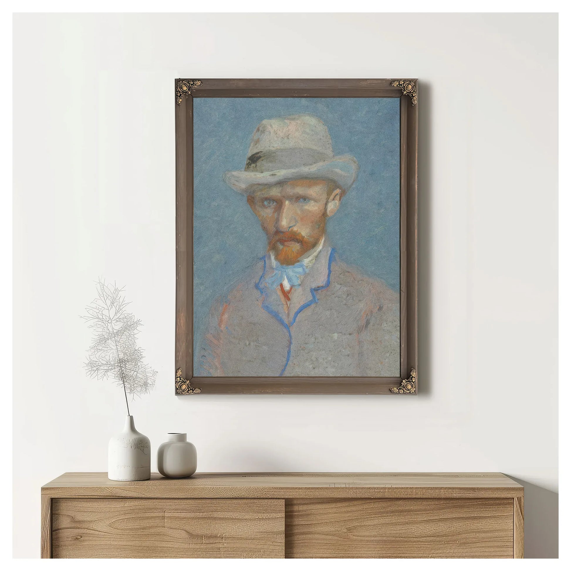 Self Portrait 6 By Vincent Van Gogh Fine Art Print