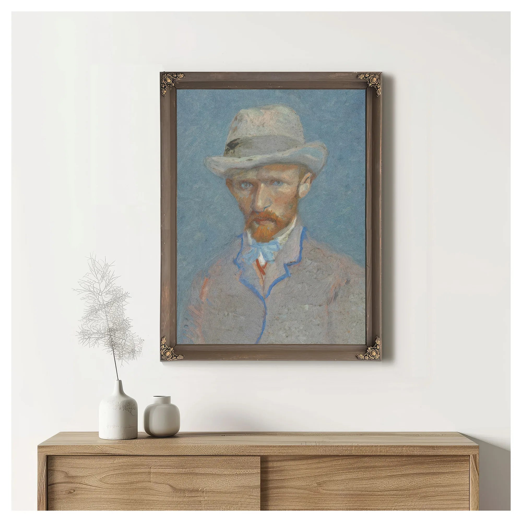 Self Portrait 6 By Vincent Van Gogh Fine Art Print
