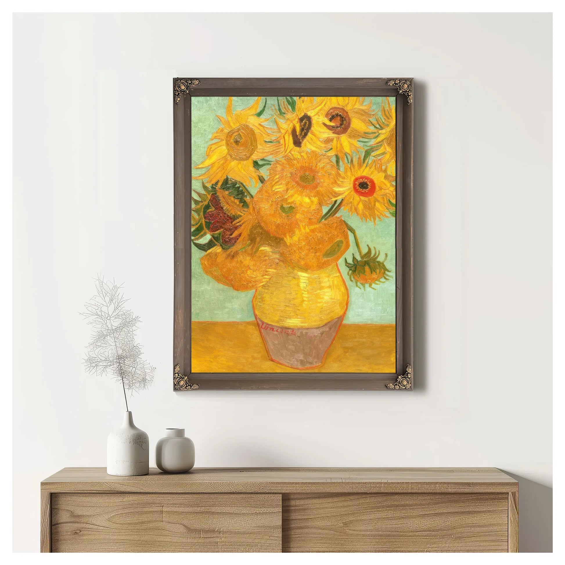 Sunflowers By Vincent Van Gogh Fine Art Print