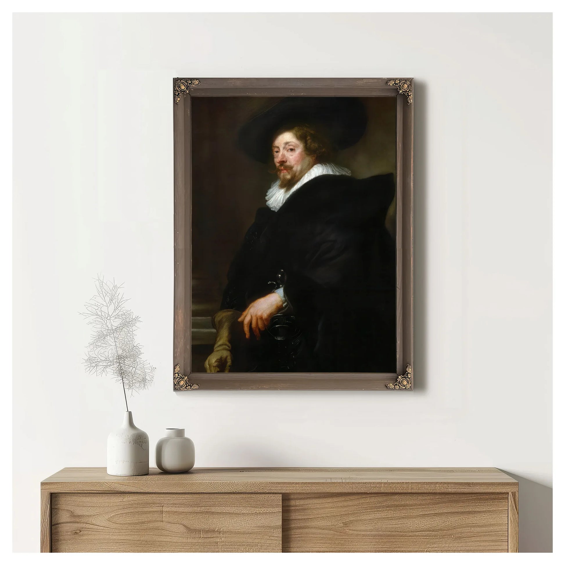 Self Portrait By Peter Paul Rubens Fine Art Print