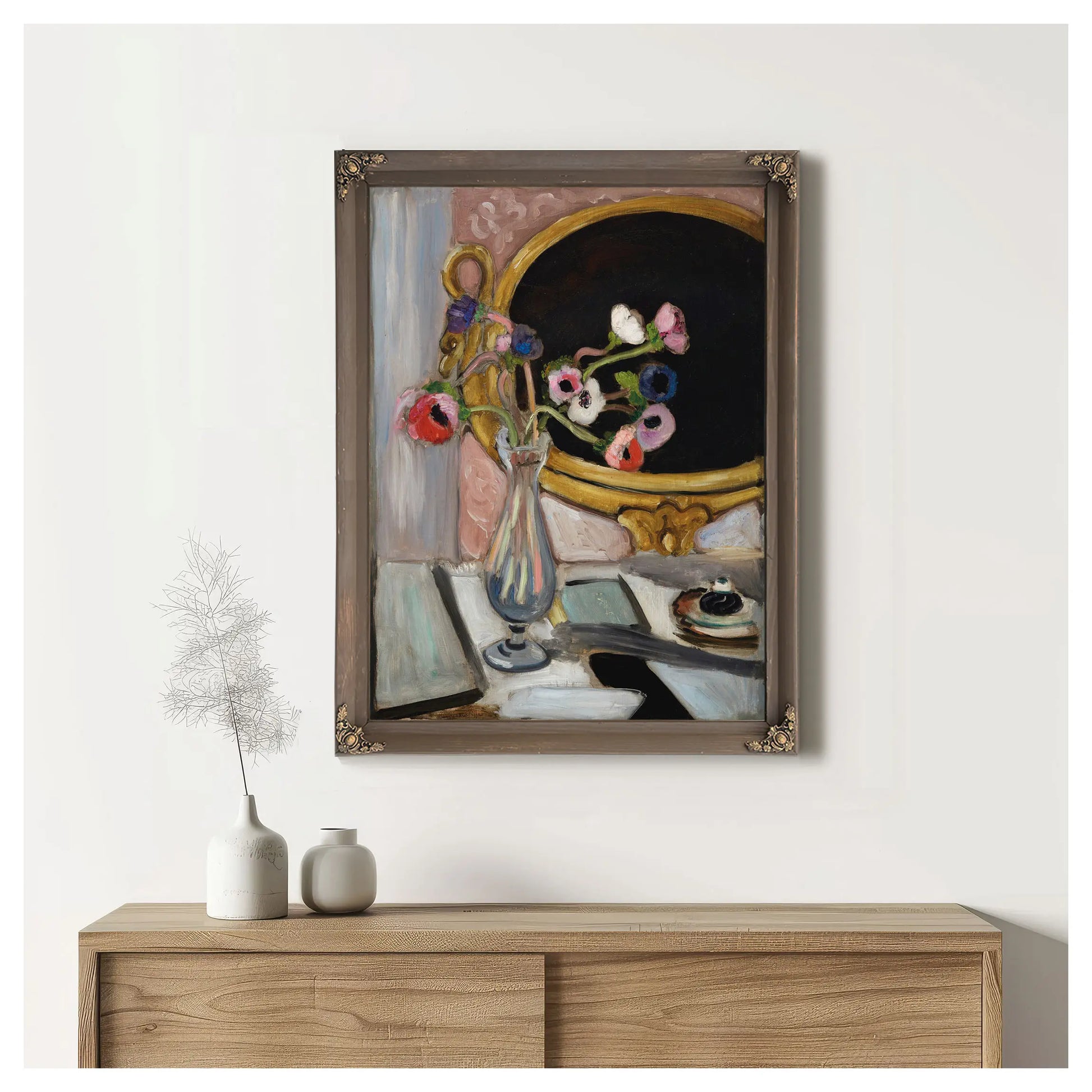 Anemones And Chinese Vase by Henri Matisse