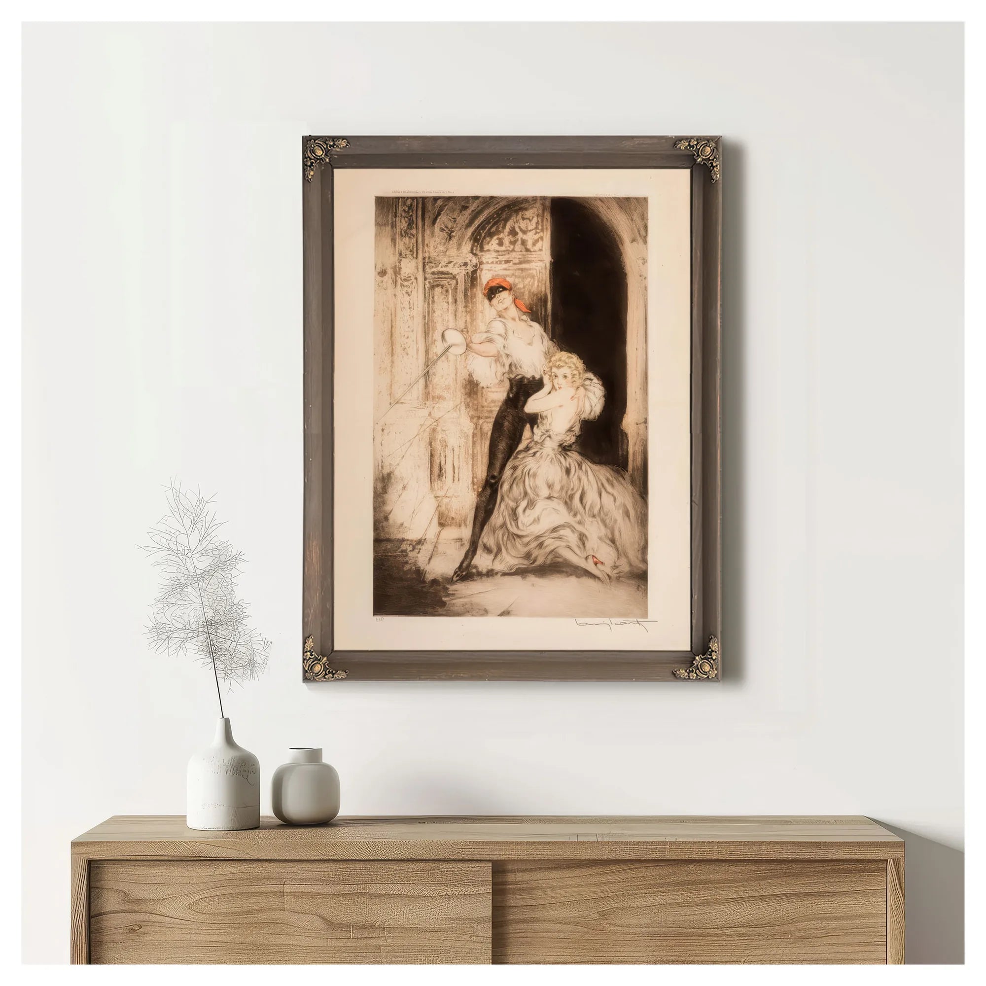 Don Juan 1928 By Louis Icart Fine Art Print