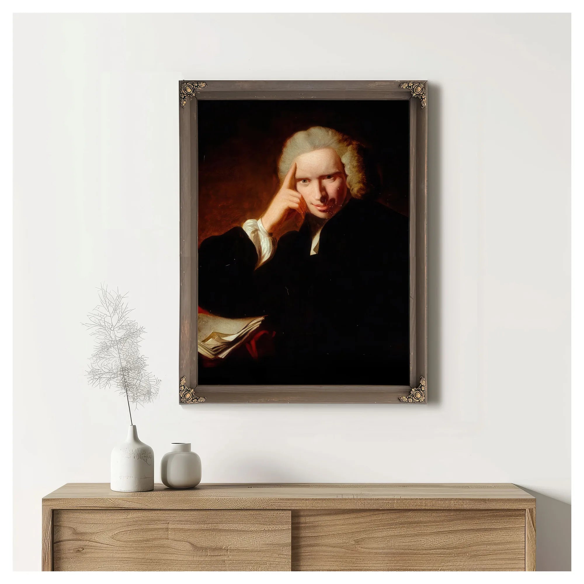 Laurence Sterne (After Joshua Reynolds) By William Etty Fine Art Print