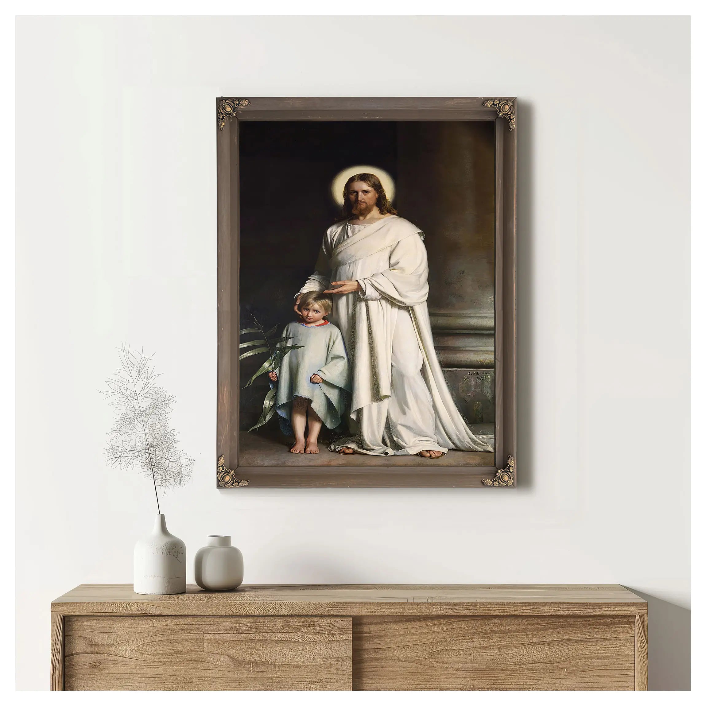 Christ Blessing The Little Child by Carl Bloch